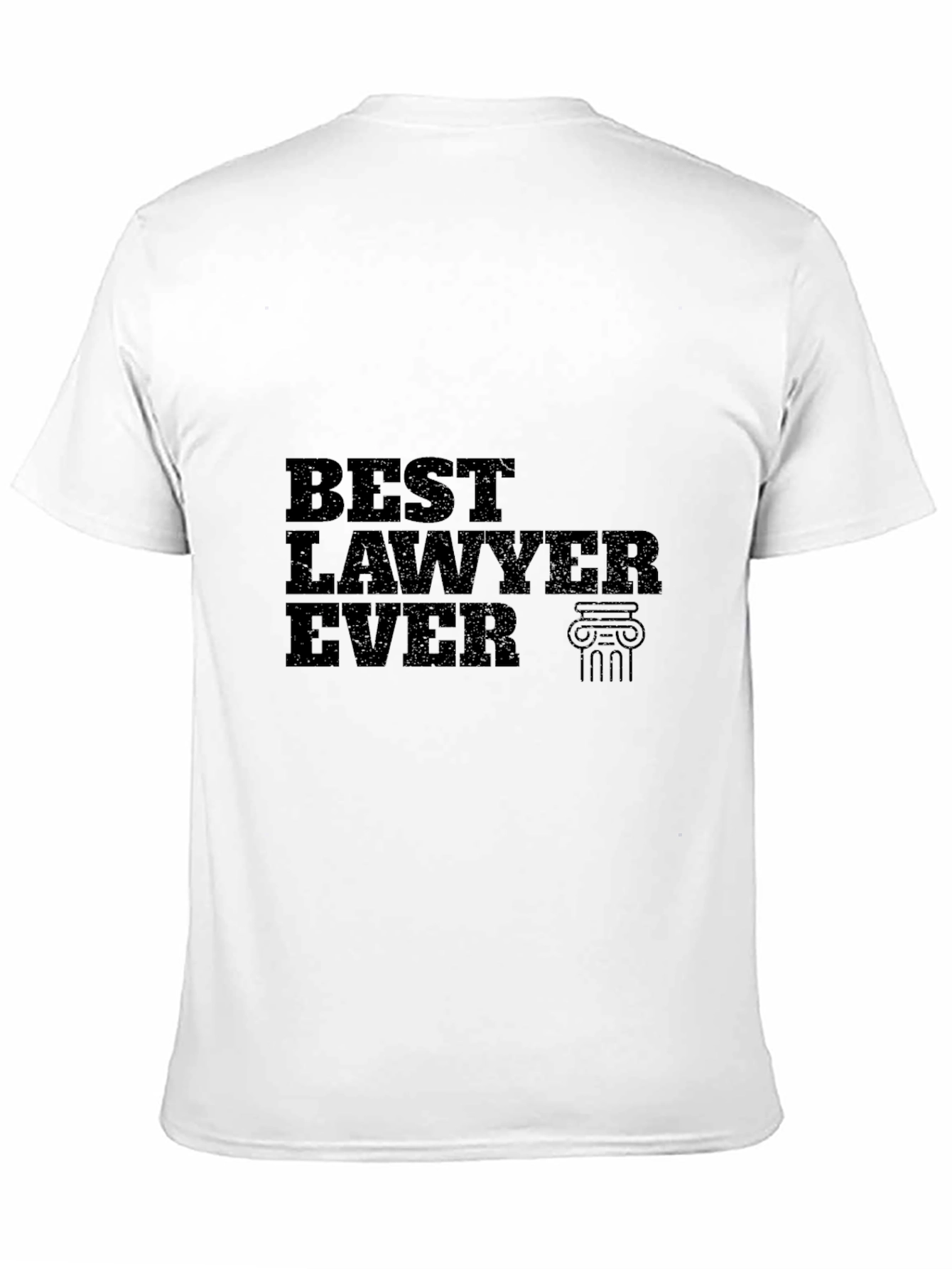 Best Lawyer Ever T-Shirt - Black Cotton Tee