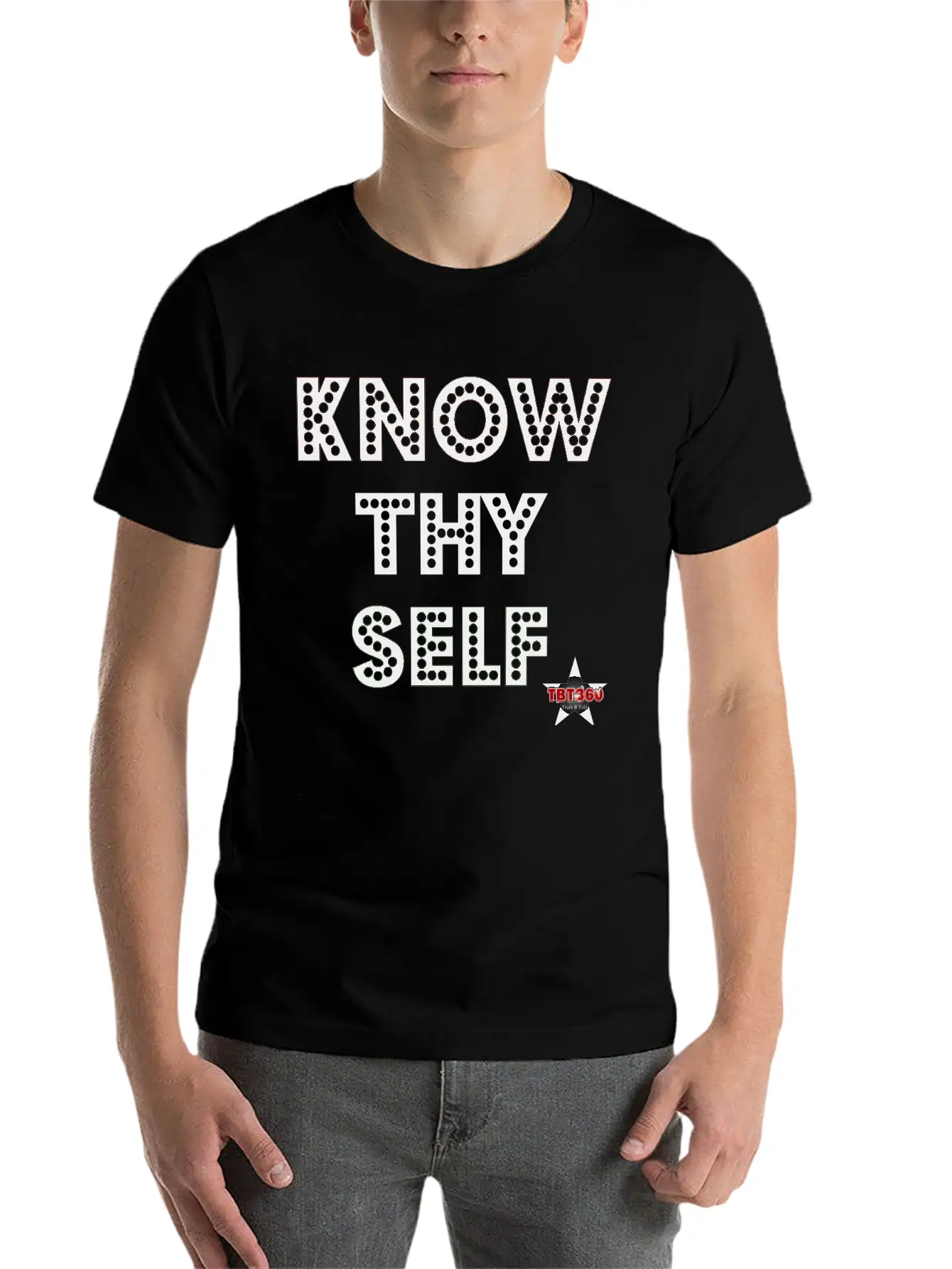 KNOW THY SELF Stylish Everyday T-Shirt – Unisex Basic Cotton Tee