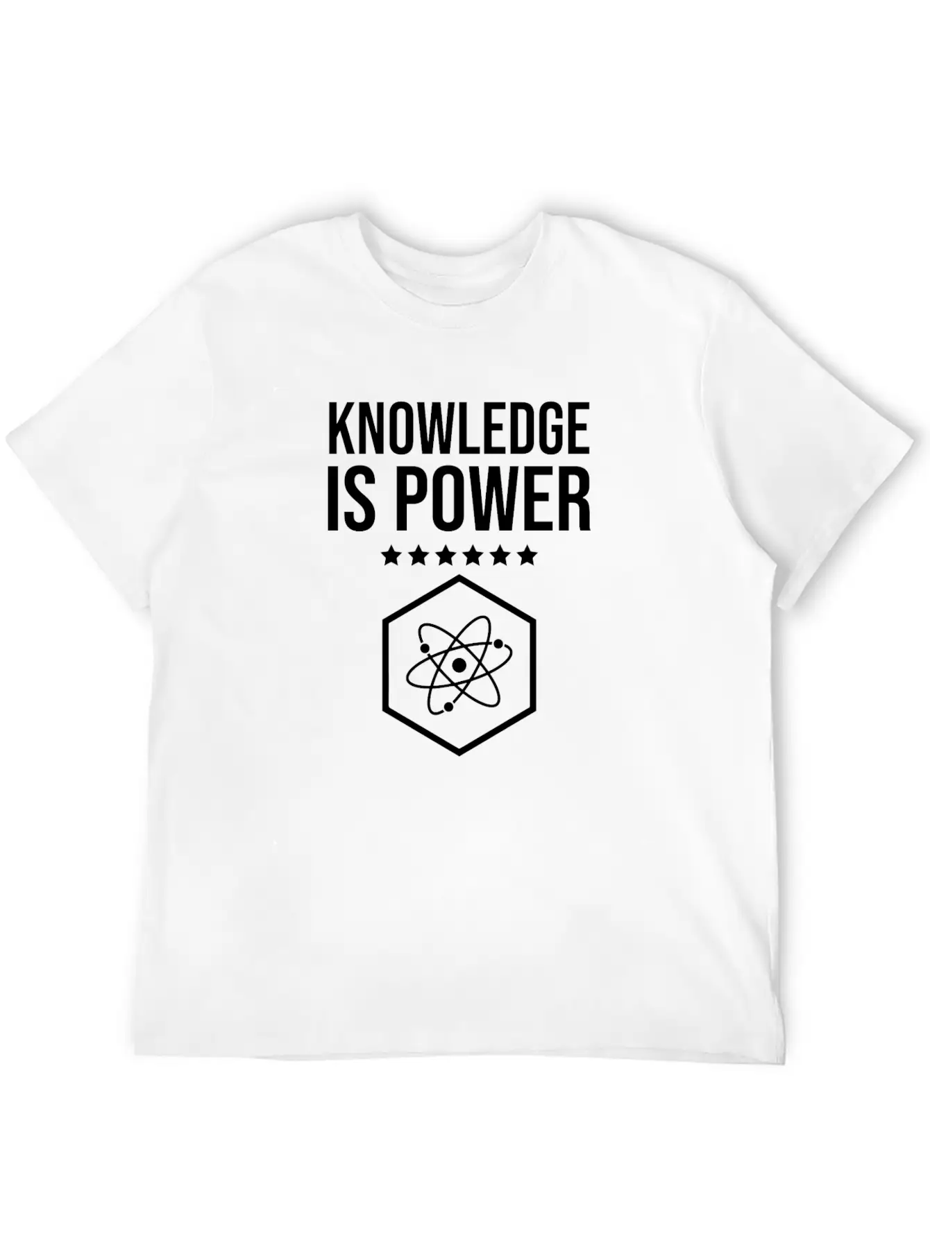 Knowledge Is Power, Amazing Saying Basic Graphic T-Shirt – Daily Comfort In Soft Cotton