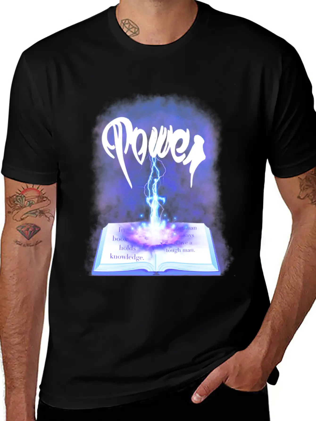 Knowledge Is Power Stylish Everyday T-Shirt – Unisex Basic Cotton Tee