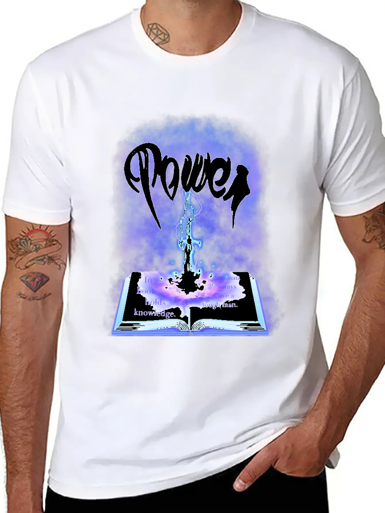 Knowledge Is Power Stylish Everyday T-Shirt – Unisex Basic Cotton Tee