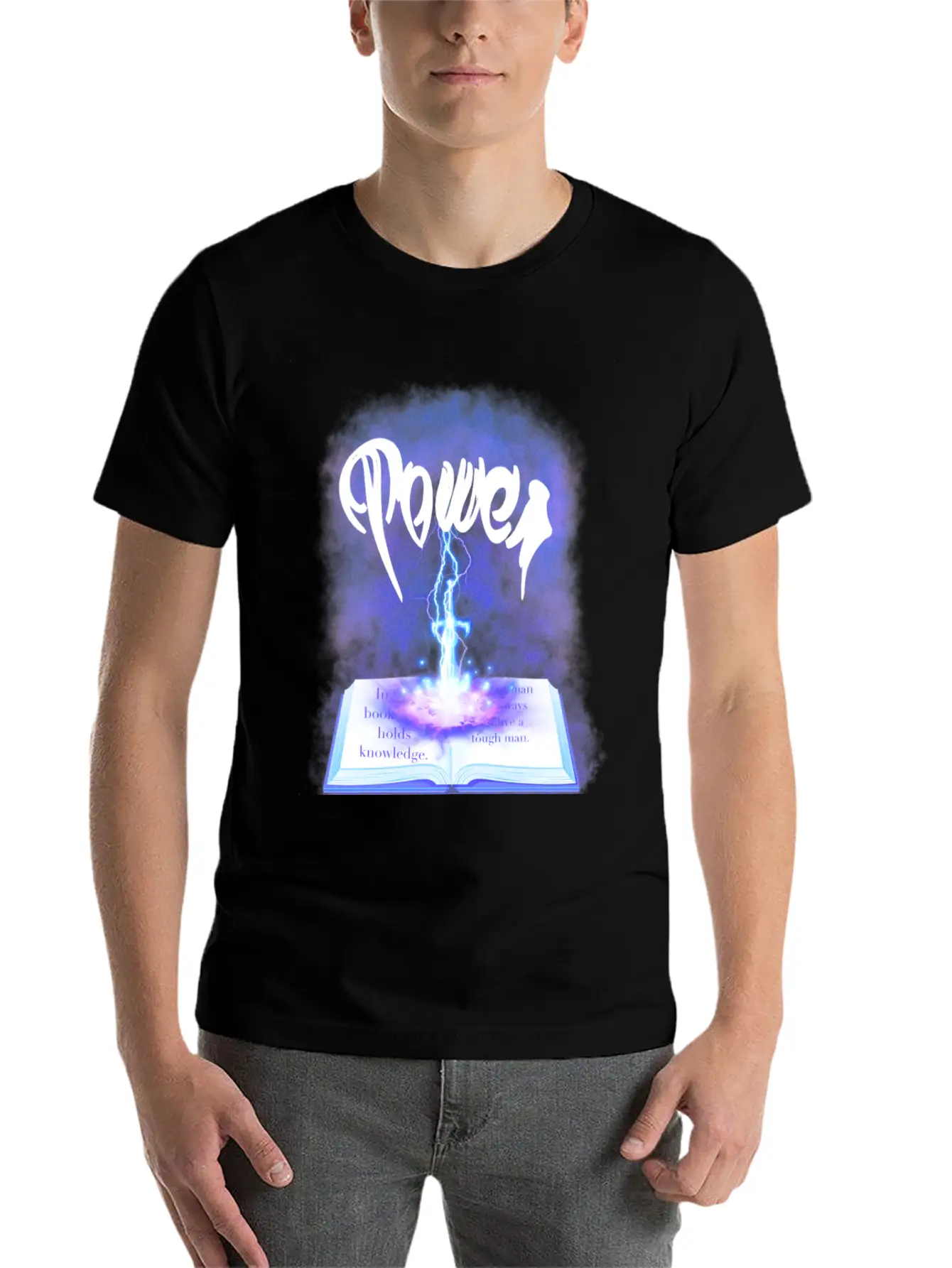 Knowledge Is Power Stylish Everyday T-Shirt – Unisex Basic Cotton Tee