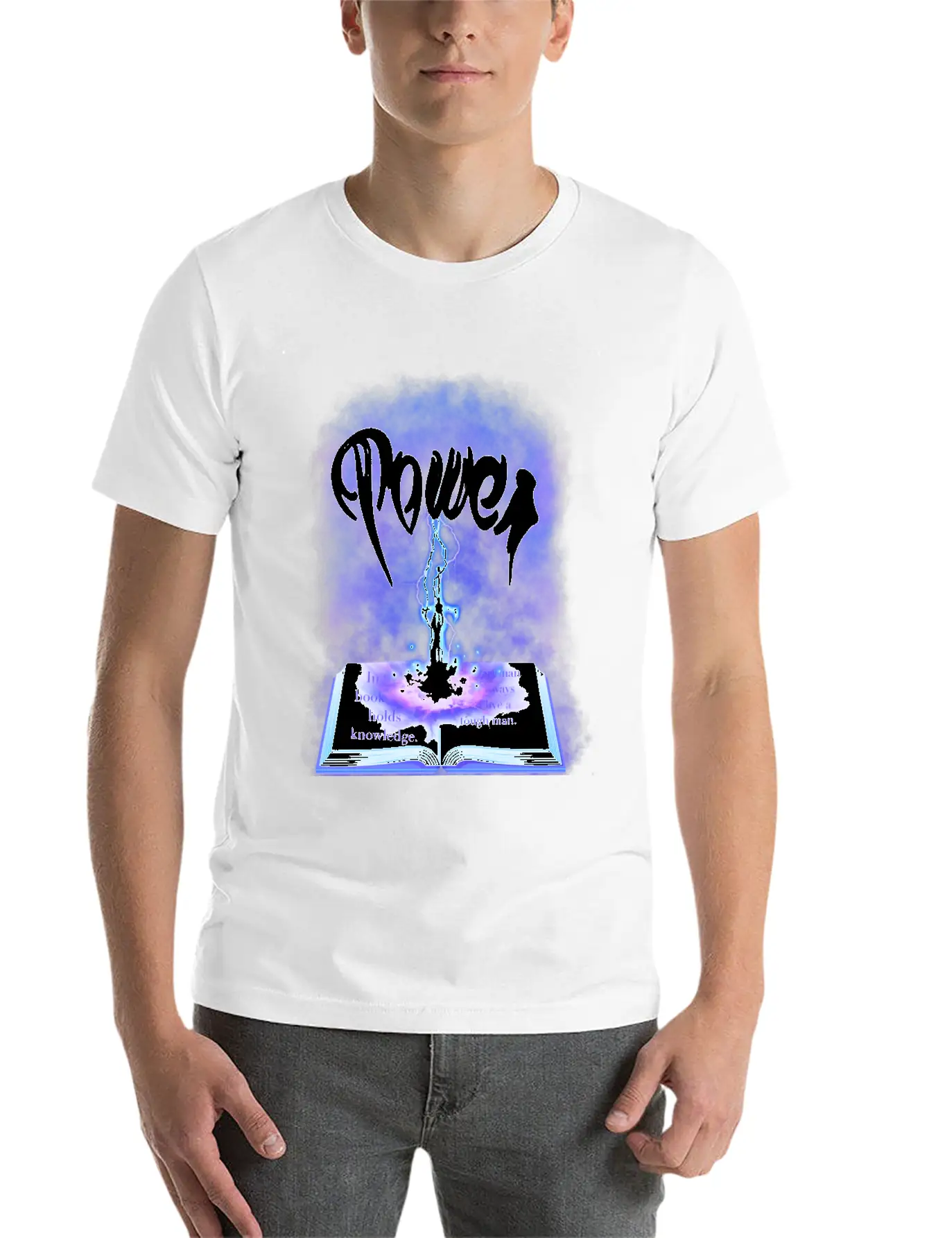 Knowledge Is Power Stylish Everyday T-Shirt – Unisex Basic Cotton Tee