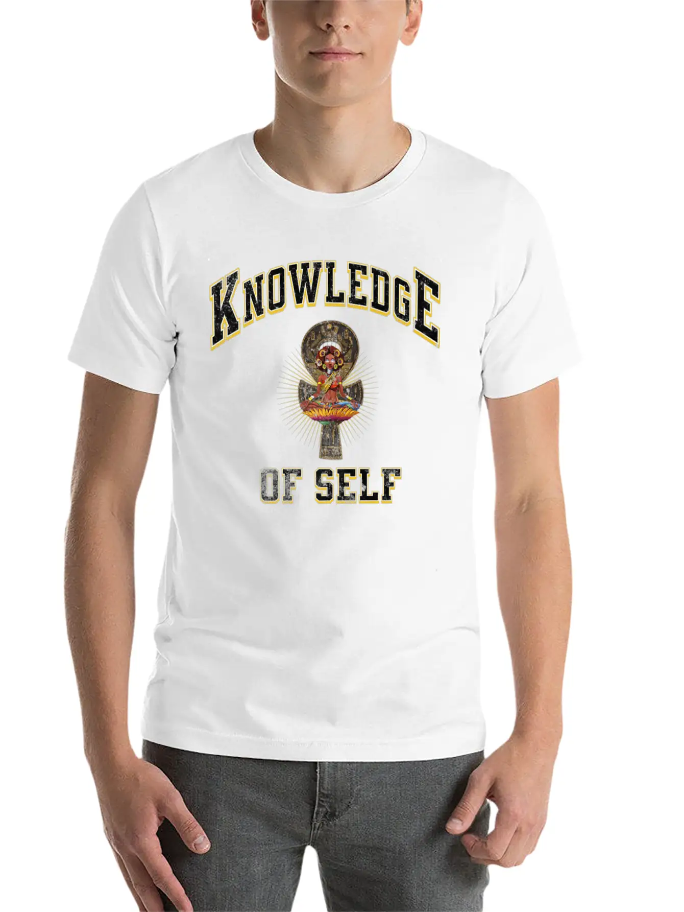 Knowledge Self Afrocentric Clothing Premium Essential Unisex Summer Tee – Soft Cotton Casual Fit