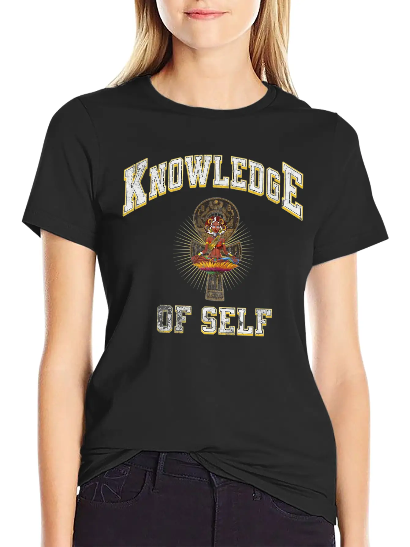 Knowledge Self Afrocentric Clothing Premium Essential Unisex Summer Tee – Soft Cotton Casual Fit