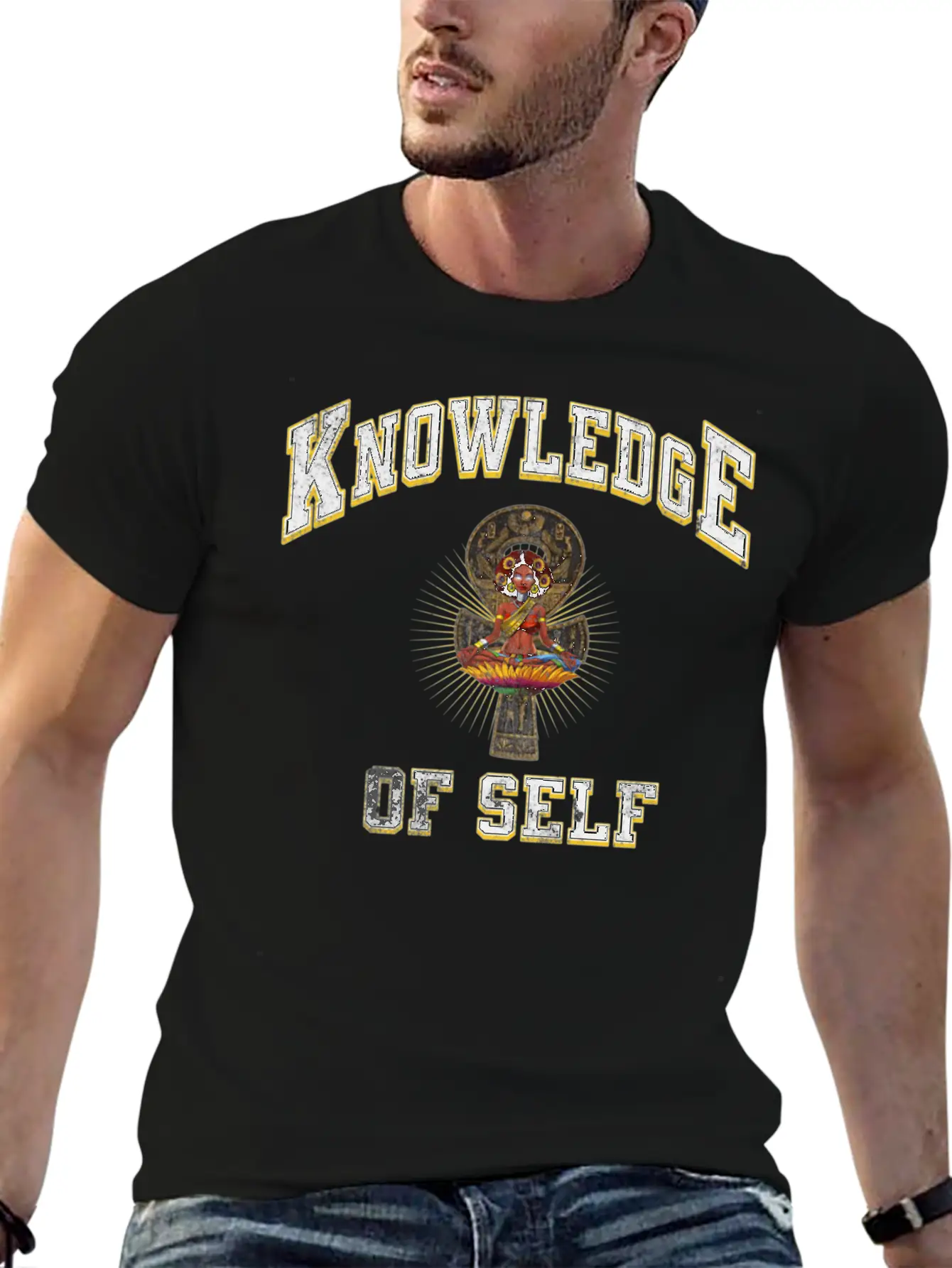 Knowledge Self Afrocentric Clothing Premium Essential Unisex Summer Tee – Soft Cotton Casual Fit