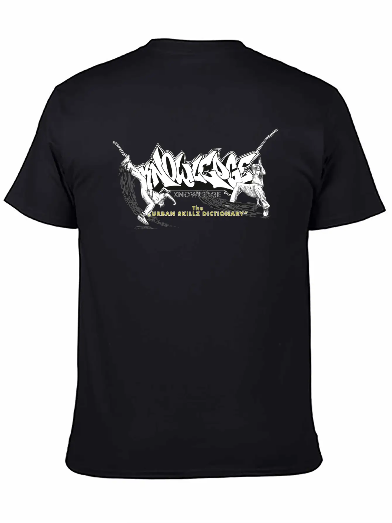 KNOWLEDGE - The Urban Skillz Dictionary - Promo Sh Basic Graphic T-Shirt – Daily Comfort In Soft Cotton