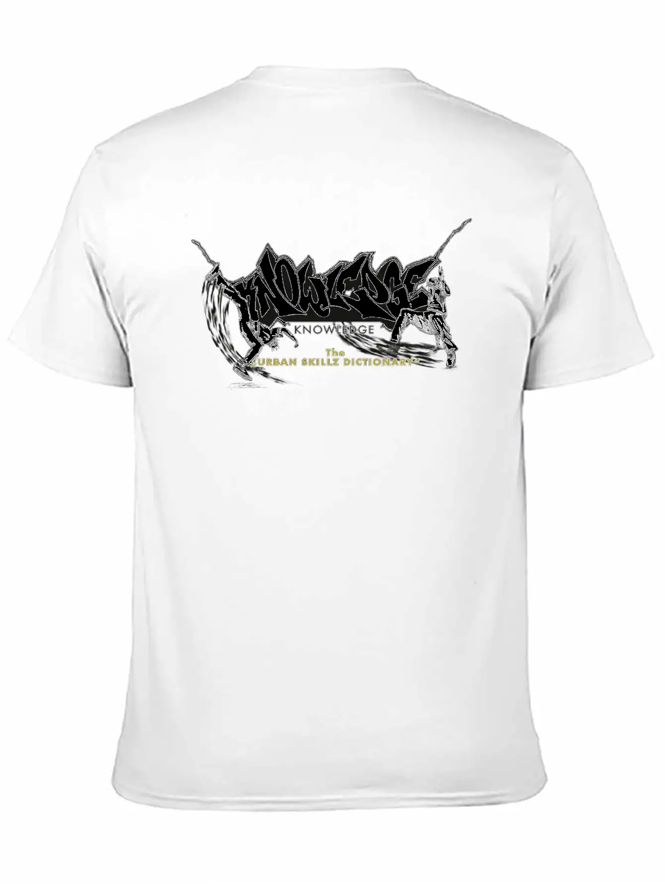 KNOWLEDGE - The Urban Skillz Dictionary - Promo Sh Basic Graphic T-Shirt – Daily Comfort In Soft Cotton
