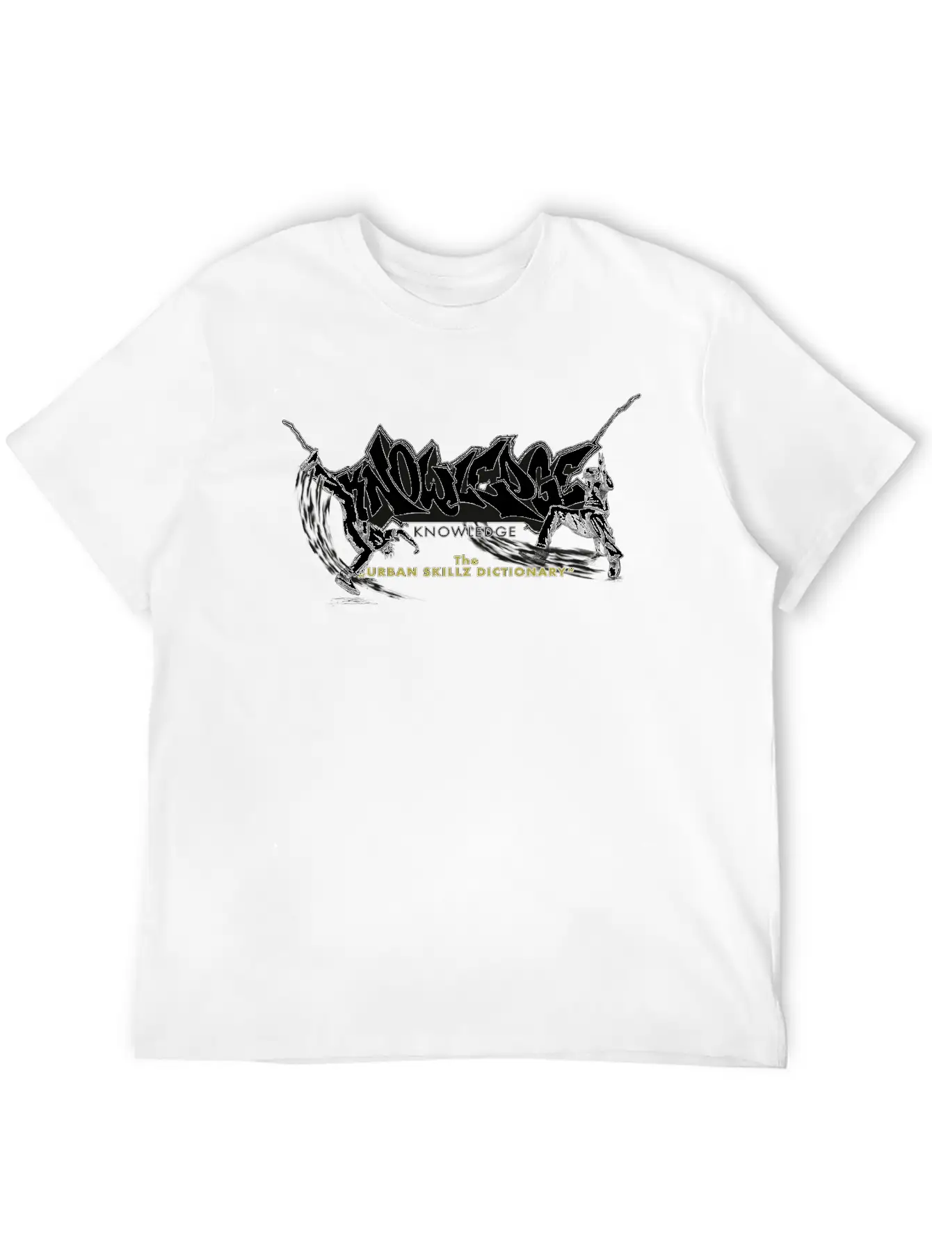 KNOWLEDGE - The Urban Skillz Dictionary - Promo Sh Basic Graphic T-Shirt – Daily Comfort In Soft Cotton