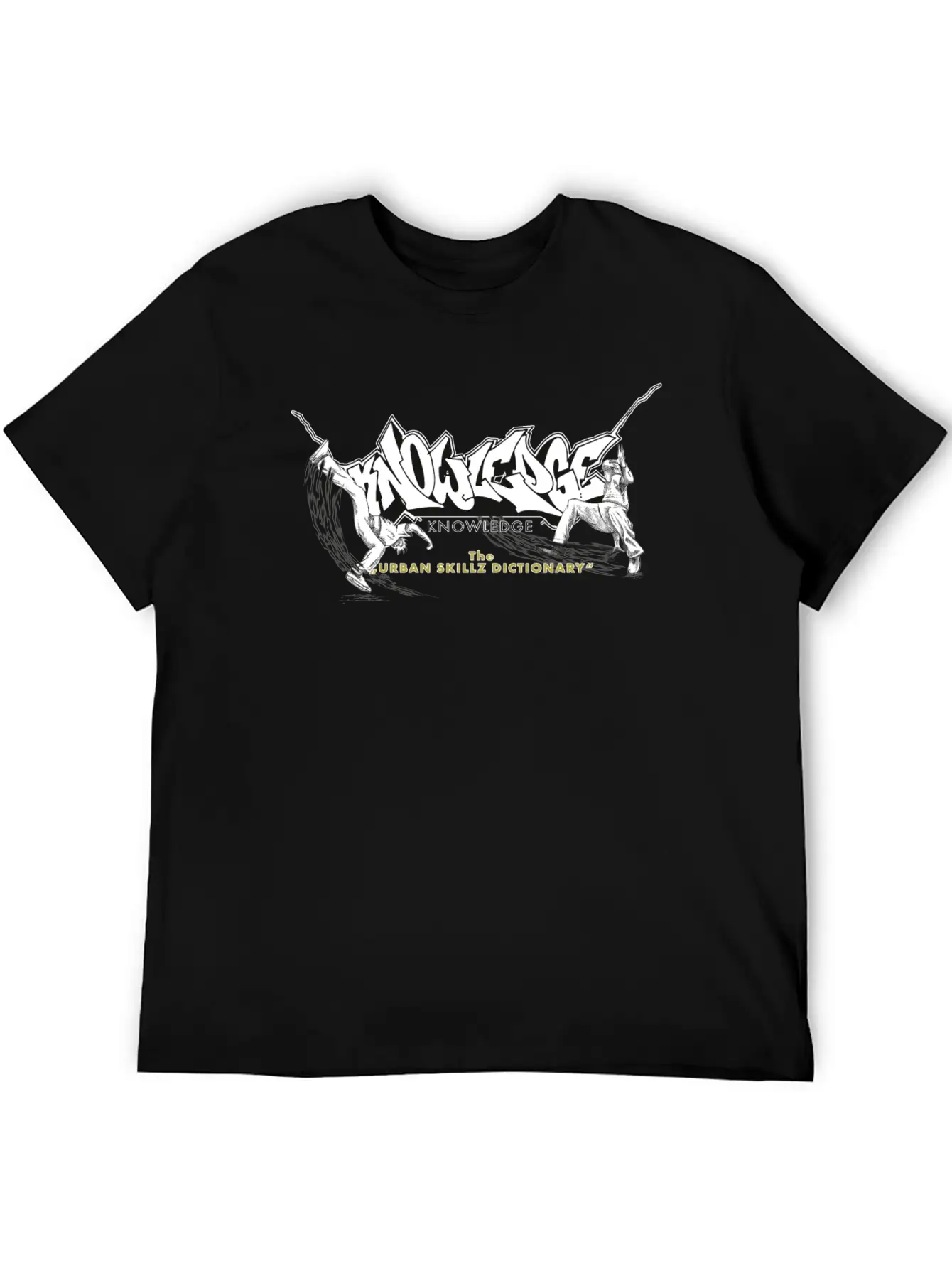 KNOWLEDGE - The Urban Skillz Dictionary - Promo Sh Basic Graphic T-Shirt – Daily Comfort In Soft Cotton