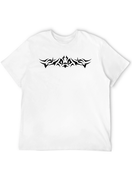 Tribal Tattoo Design Black T-Shirt
