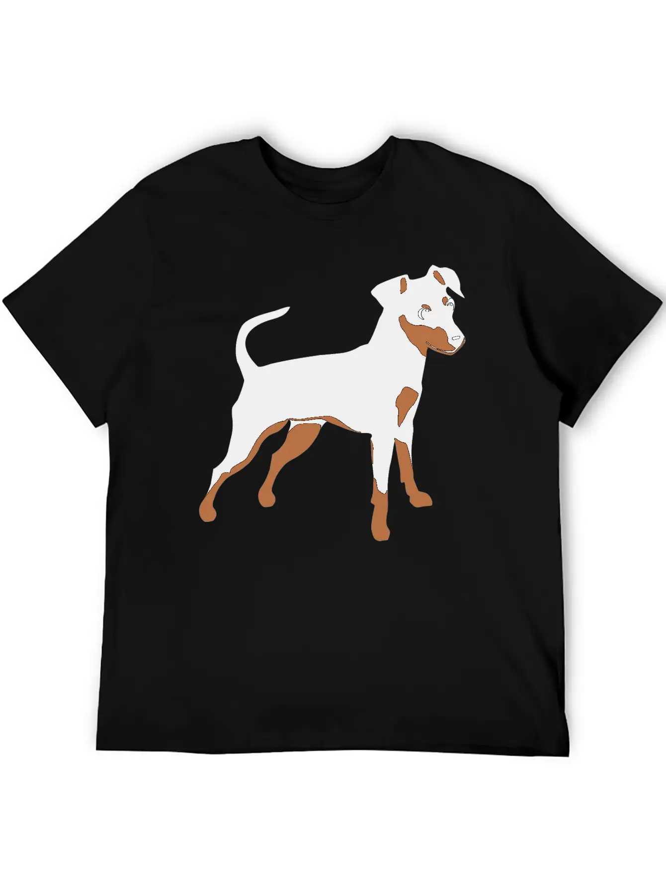 Kookie Cartoon Miniature Pinscher Natural Unisex Short Sleeve Soft Cotton T-Shirt – Casual Everyday Wear