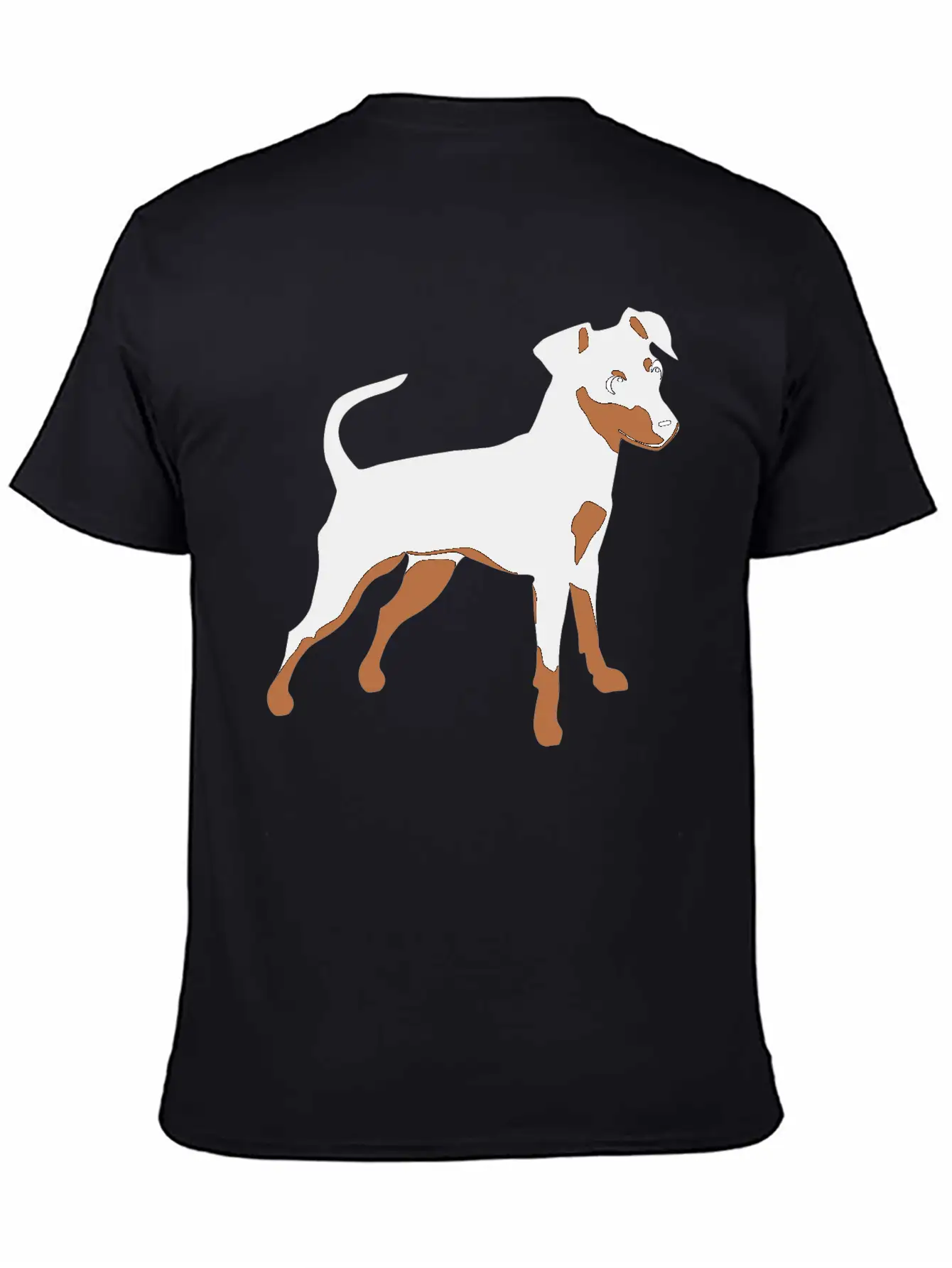 Kookie Cartoon Miniature Pinscher Natural Unisex Short Sleeve Soft Cotton T-Shirt – Casual Everyday Wear