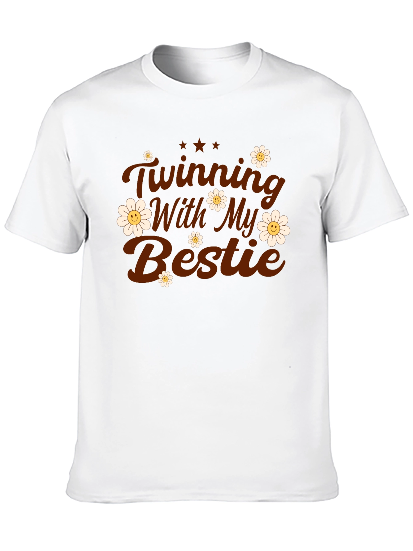 Twinning With My Bestie Graphic Tee