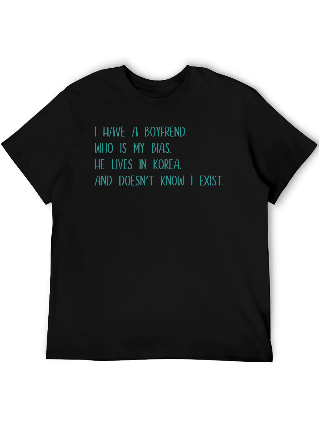 Korea K - Pop Music Gift Saying Basic Graphic T-Shirt – Daily Comfort In Soft Cotton