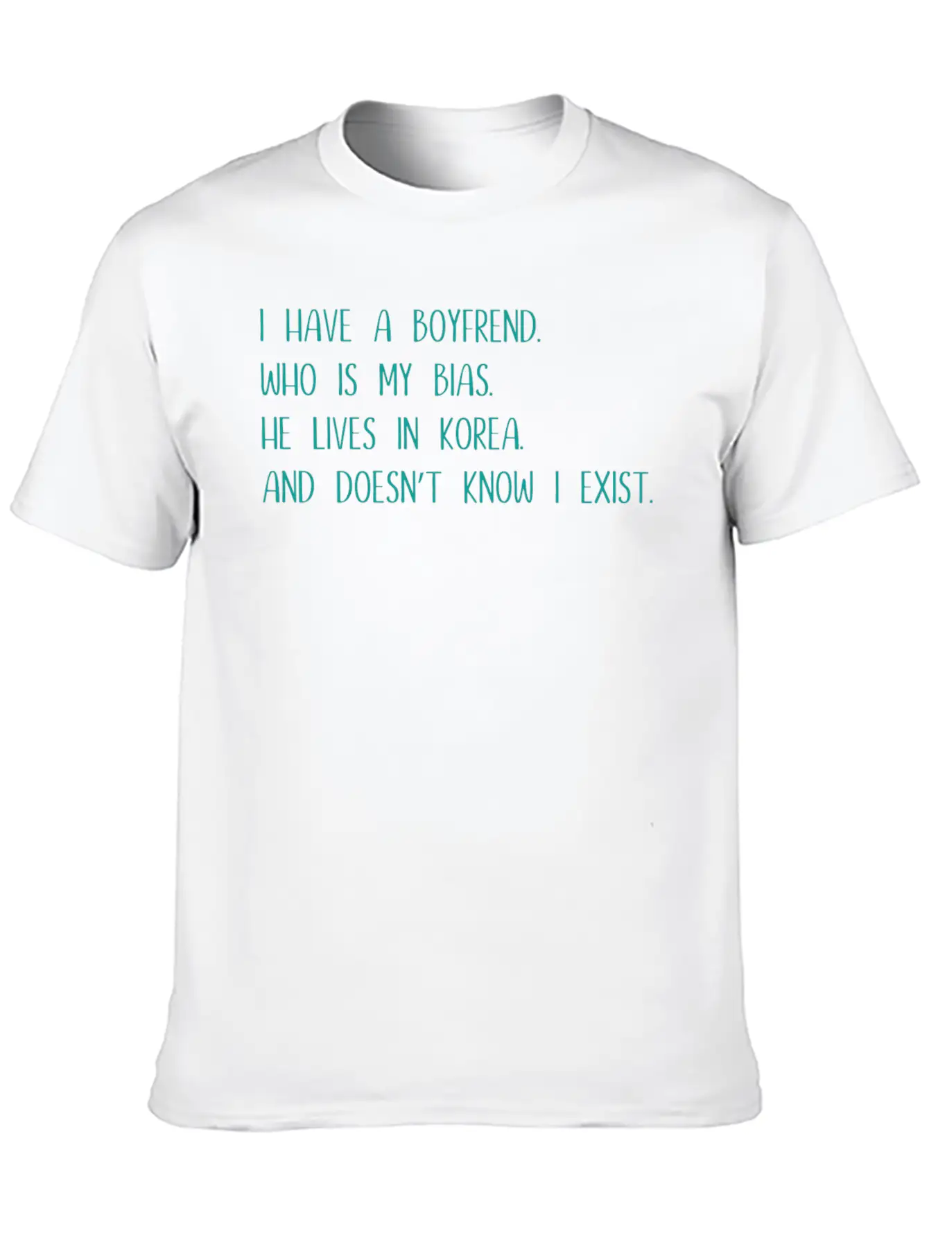 Korea K - Pop Music Gift Saying Basic Graphic T-Shirt – Daily Comfort In Soft Cotton