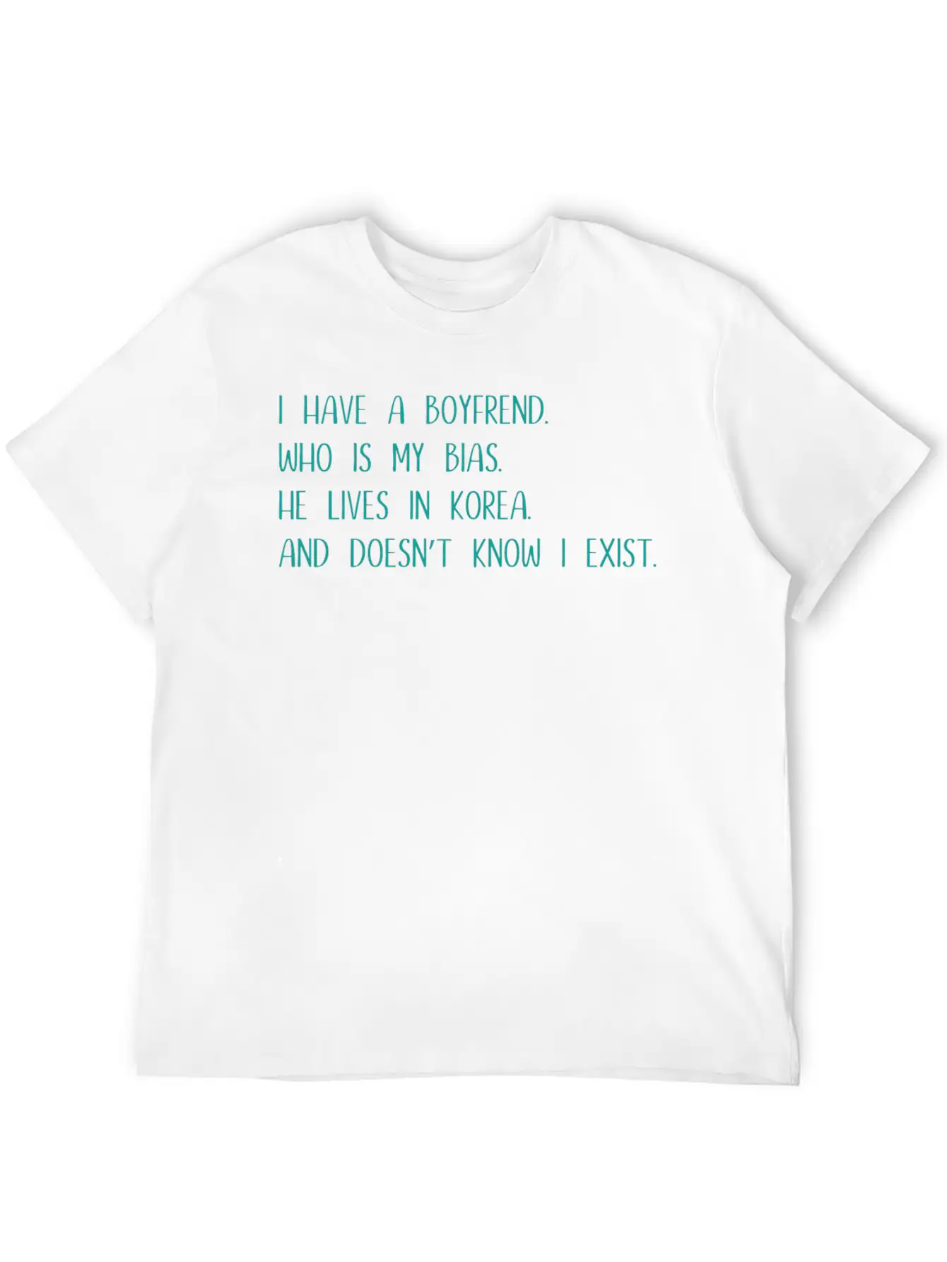 Korea K - Pop Music Gift Saying Basic Graphic T-Shirt – Daily Comfort In Soft Cotton