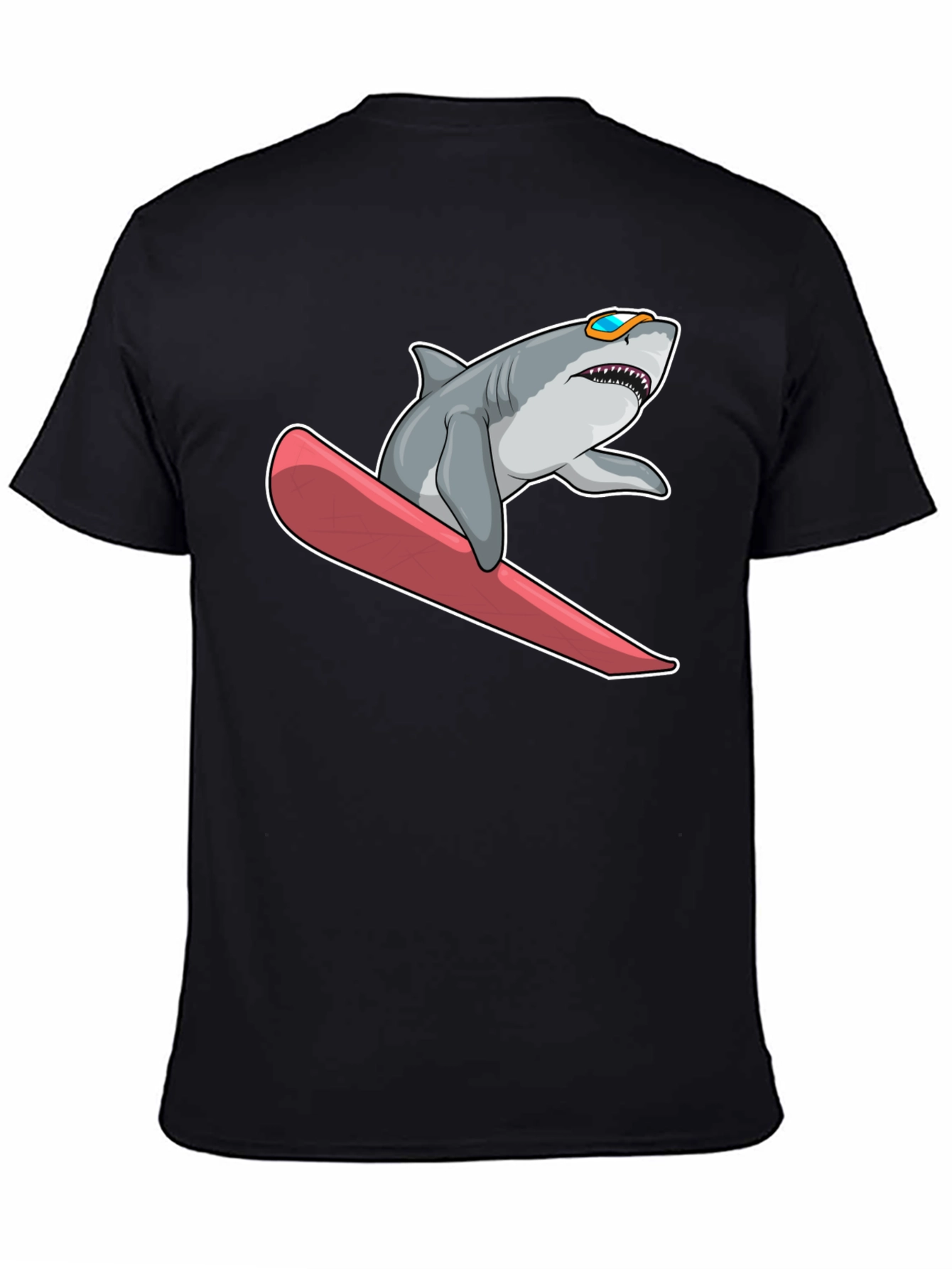 Cool Shark Snowboard T-Shirt