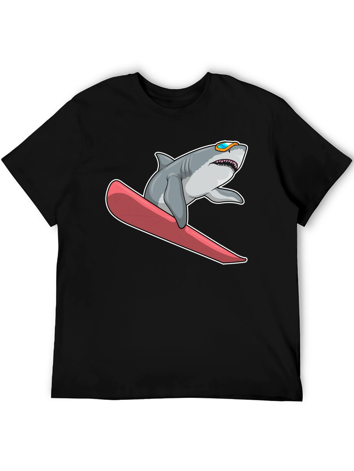 Cool Shark Snowboard T-Shirt