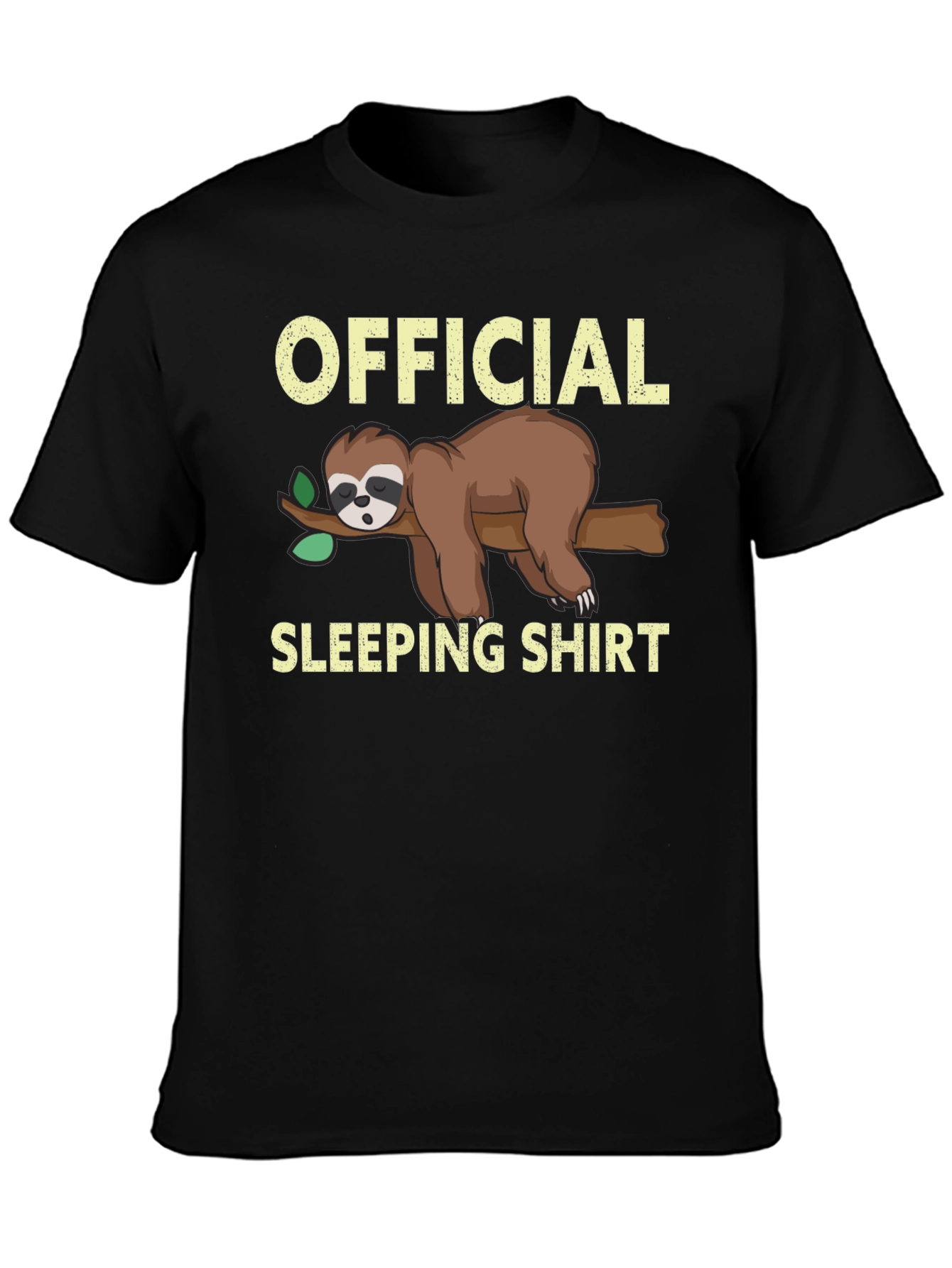 Official Sloth Sleeping Shirt - Funny Cartoon Tee
