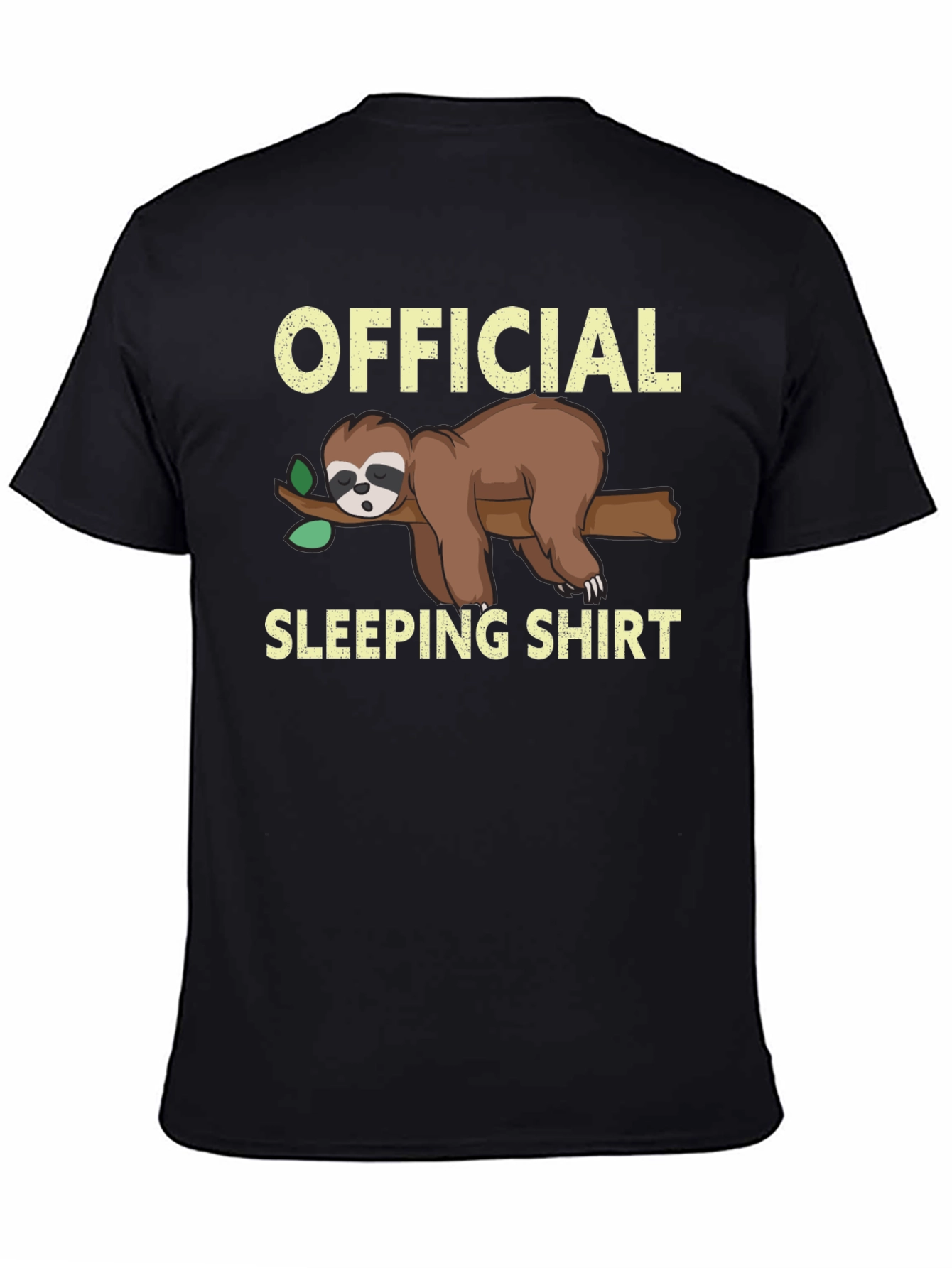 Official Sloth Sleeping Shirt - Funny Cartoon Tee
