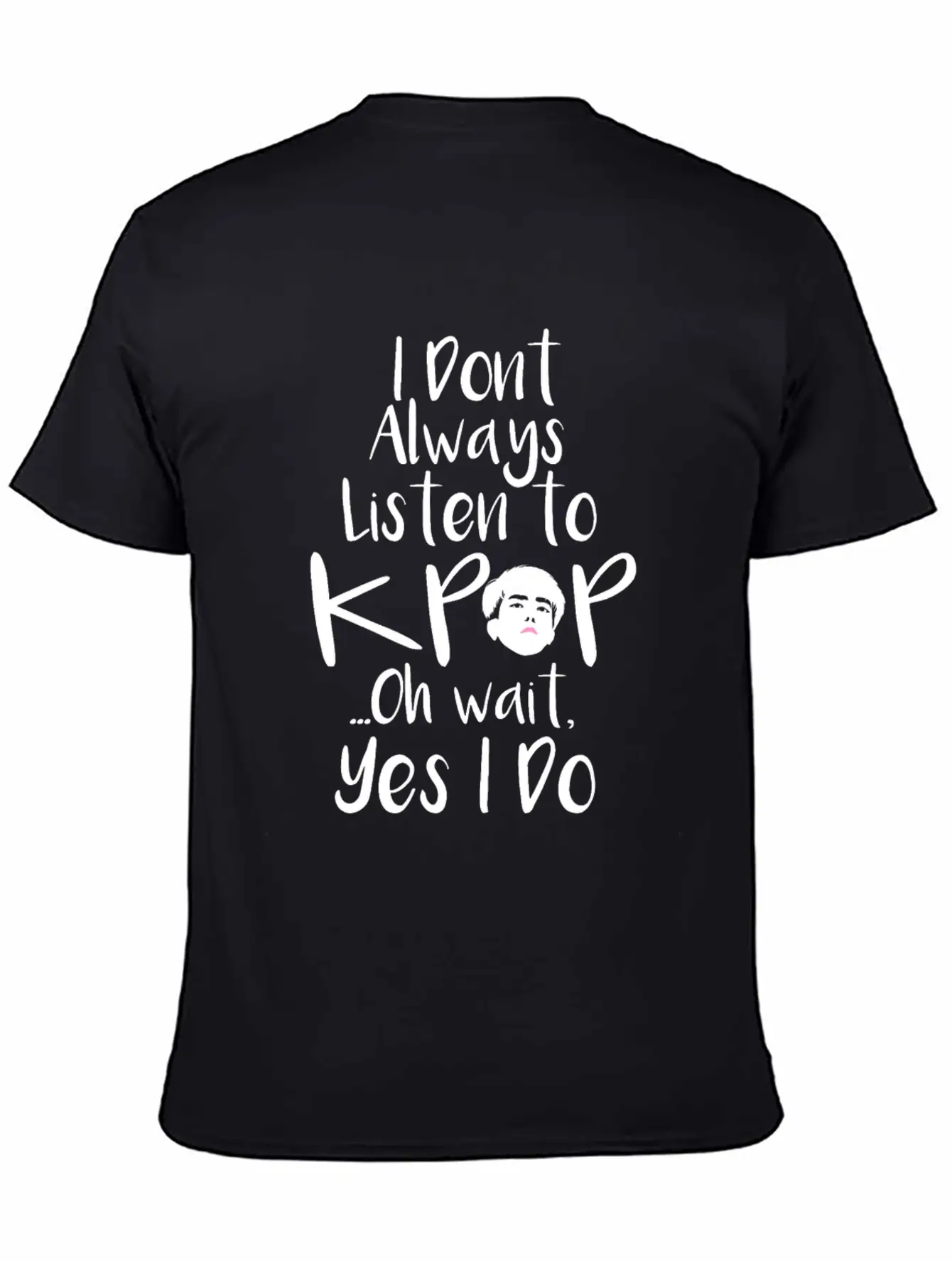 KPop K-pop Saying Unisex Casual T-Shirt – Clean Design For Daily Comfort