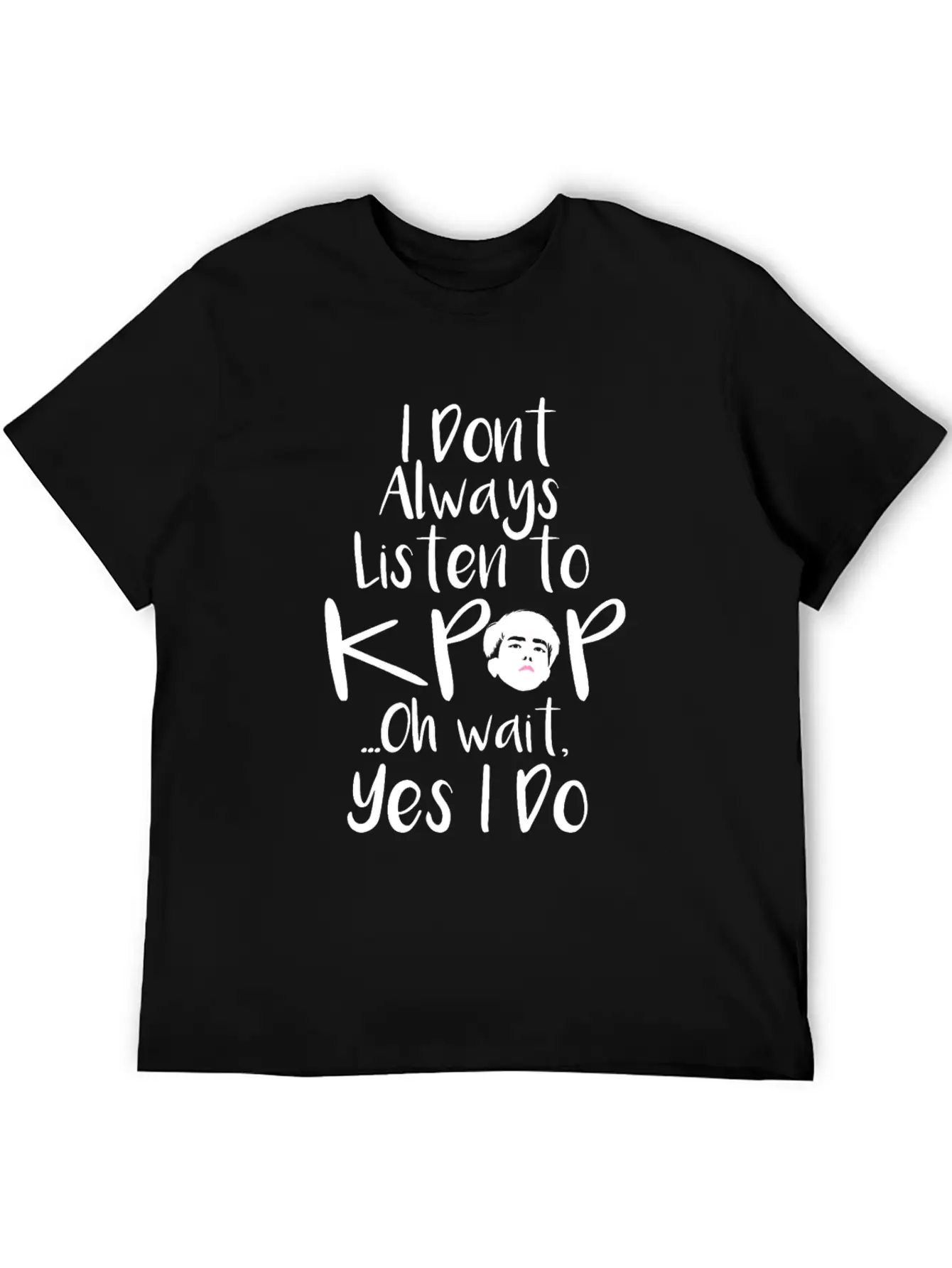 KPop K-pop Saying Unisex Casual T-Shirt – Clean Design For Daily Comfort