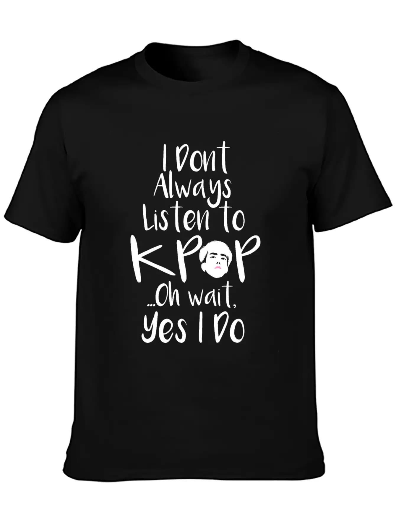 KPop K-pop Saying Unisex Casual T-Shirt – Clean Design For Daily Comfort