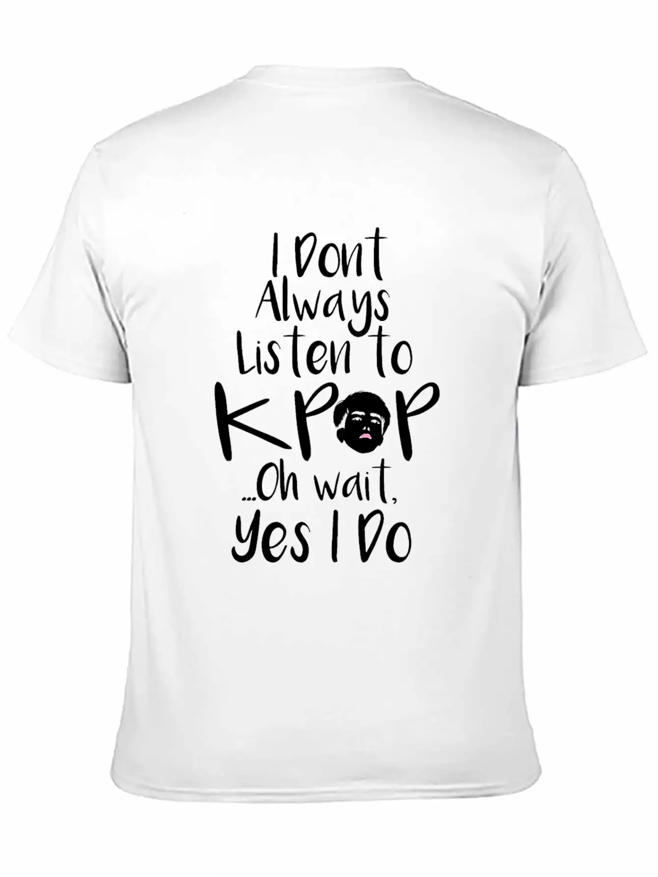 KPop K-pop Saying Unisex Casual T-Shirt – Clean Design For Daily Comfort