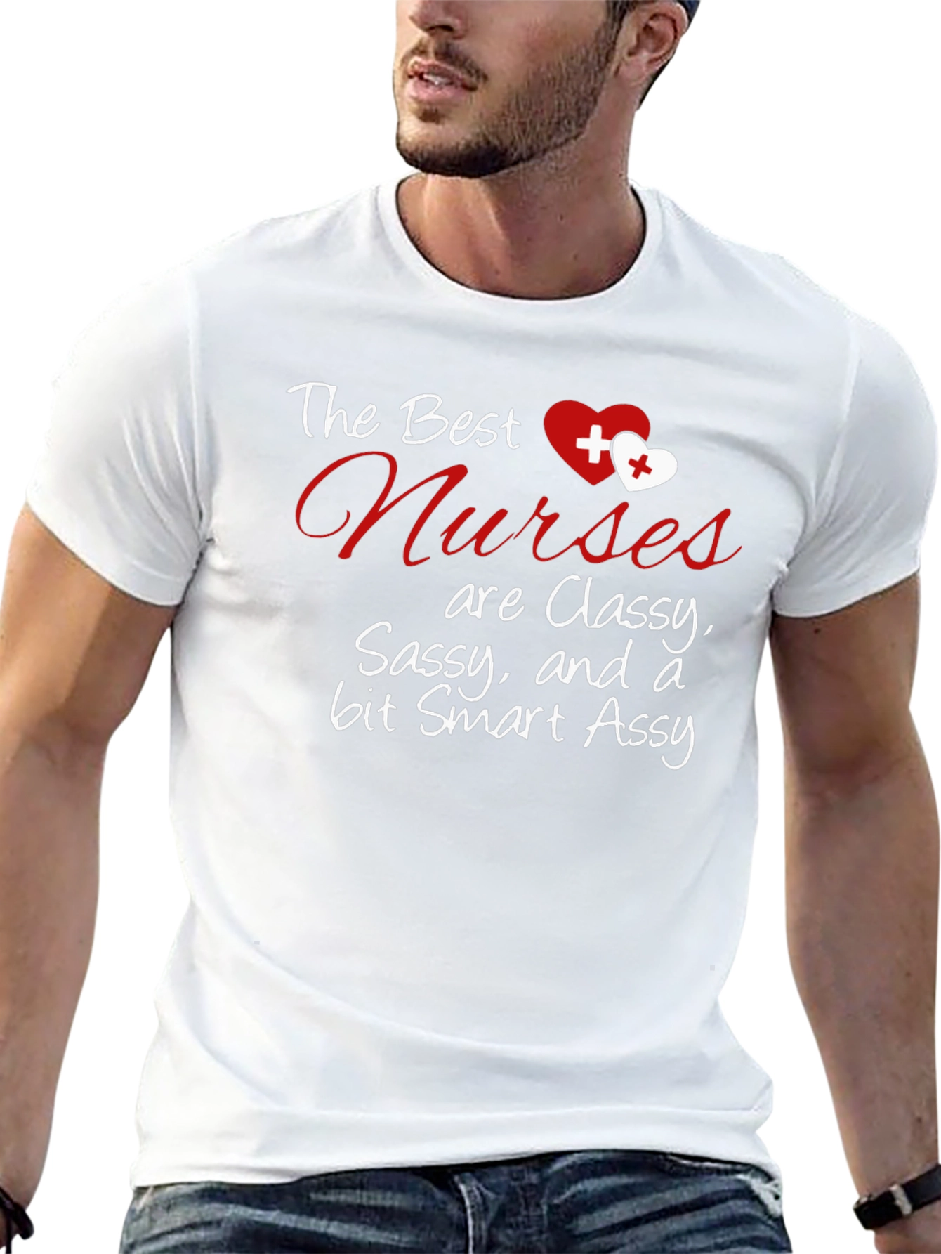 Classy Sassy Nurse T-Shirt - Funny Gift