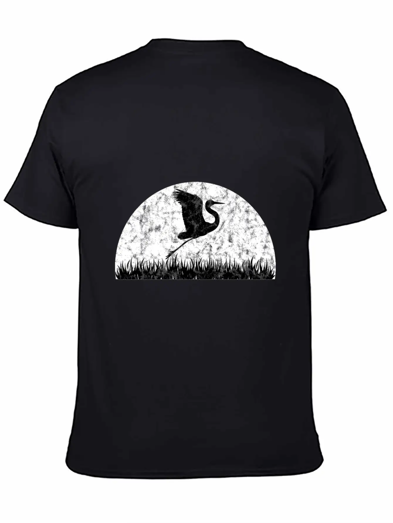 Kranich Japan Heron Herons Comfortable Minimalist Graphic Tee – Summer Style Essential