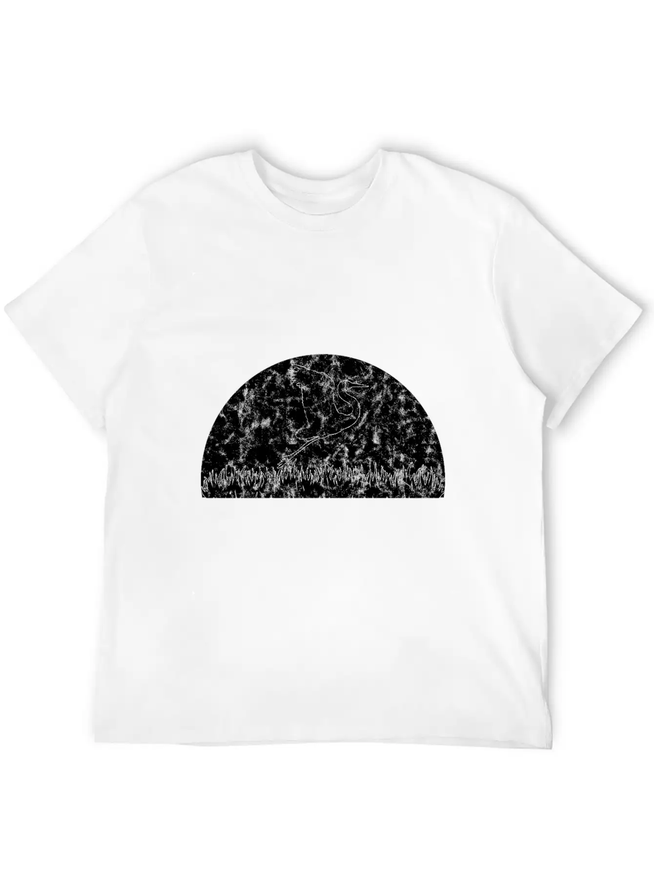 Kranich Japan Heron Herons Comfortable Minimalist Graphic Tee – Summer Style Essential