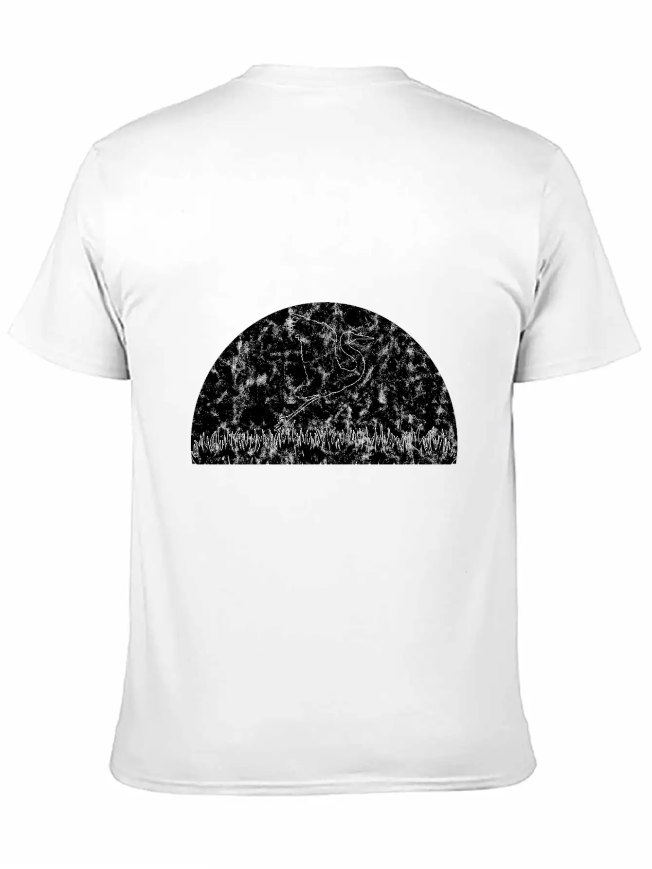 Kranich Japan Heron Herons Comfortable Minimalist Graphic Tee – Summer Style Essential