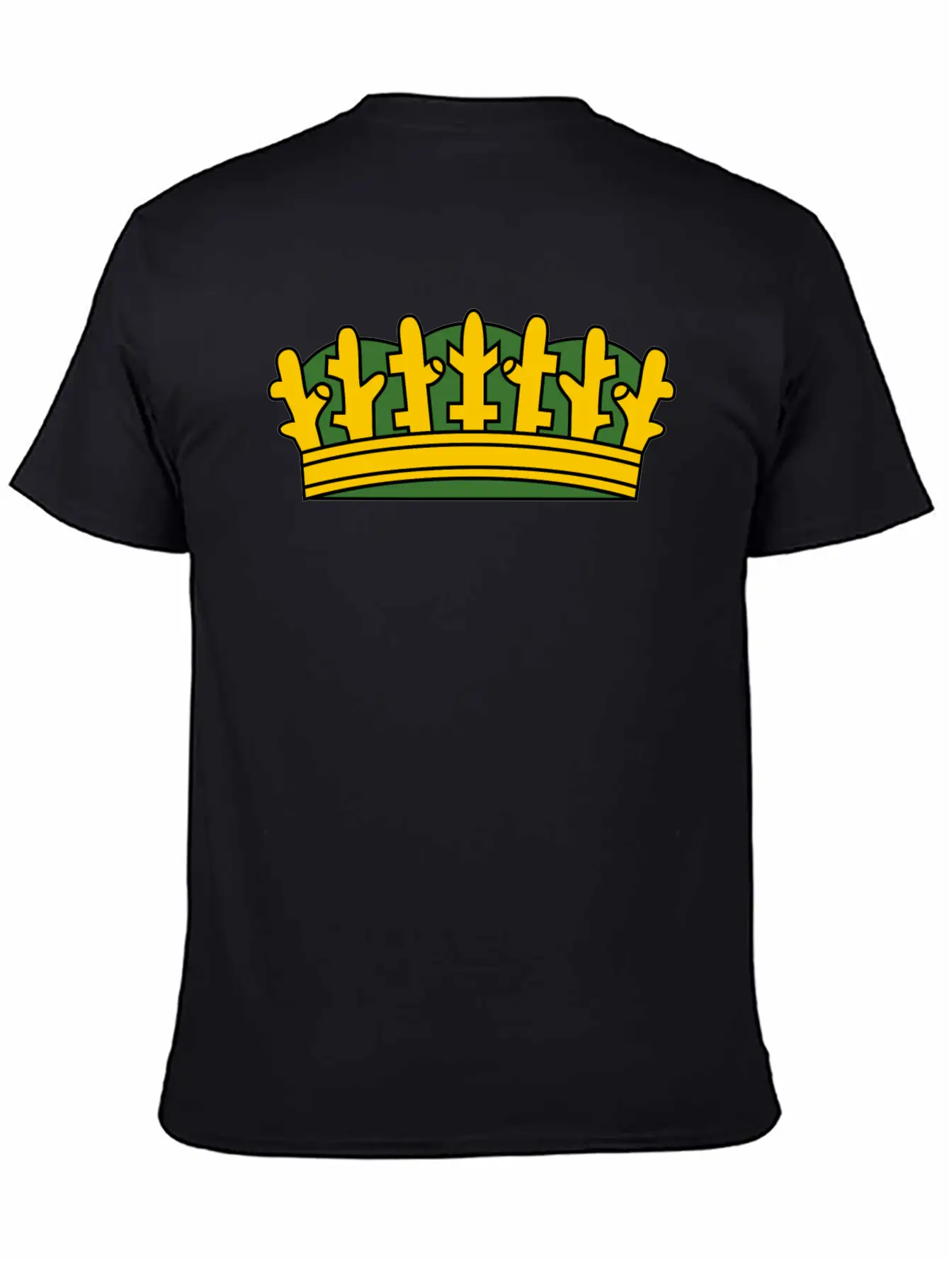 Krone Crown Koenig King Castle Schloss Tower Burg1 Basic Graphic T-Shirt – Daily Comfort In Soft Cotton
