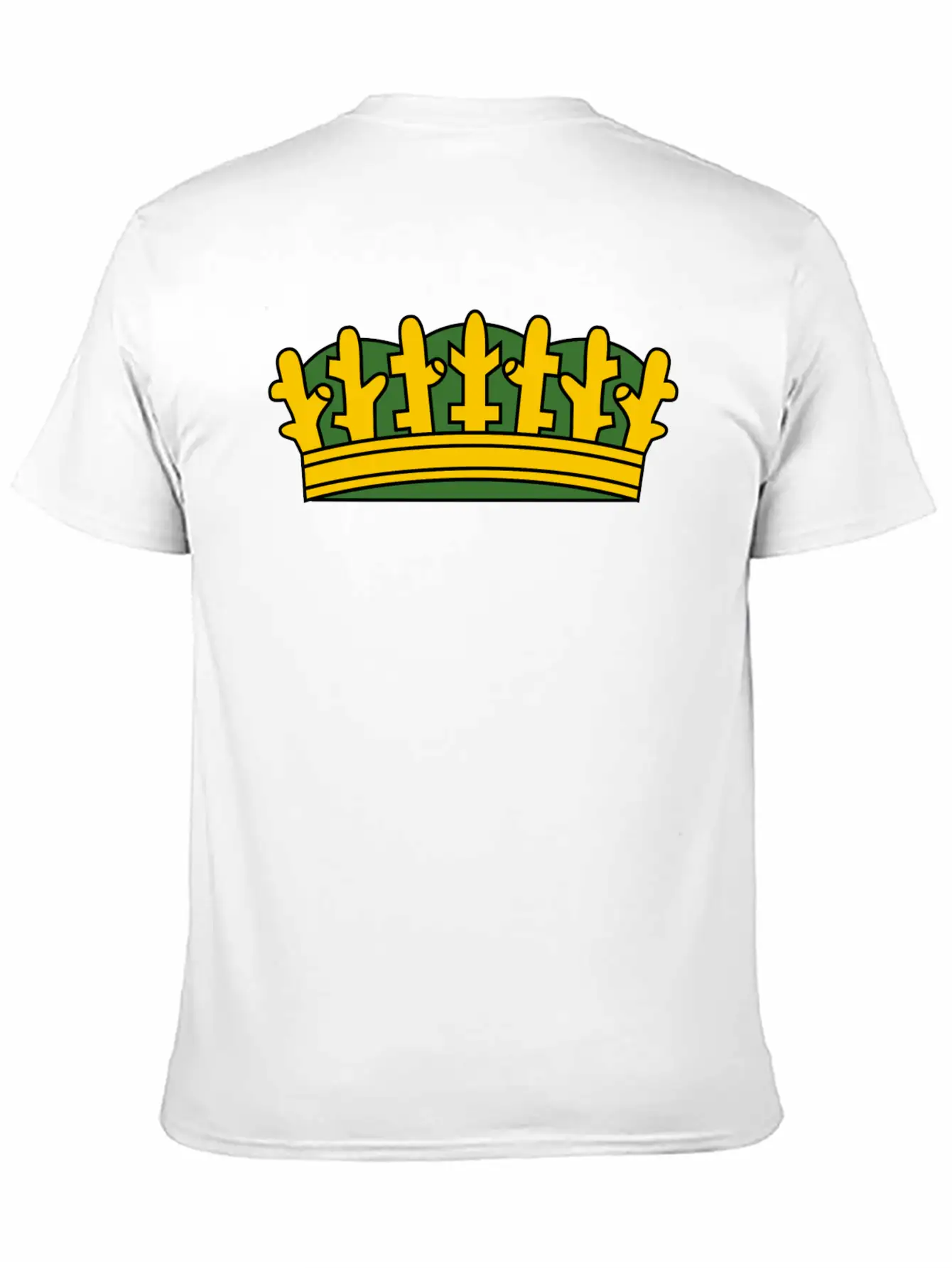 Krone Crown Koenig King Castle Schloss Tower Burg1 Basic Graphic T-Shirt – Daily Comfort In Soft Cotton