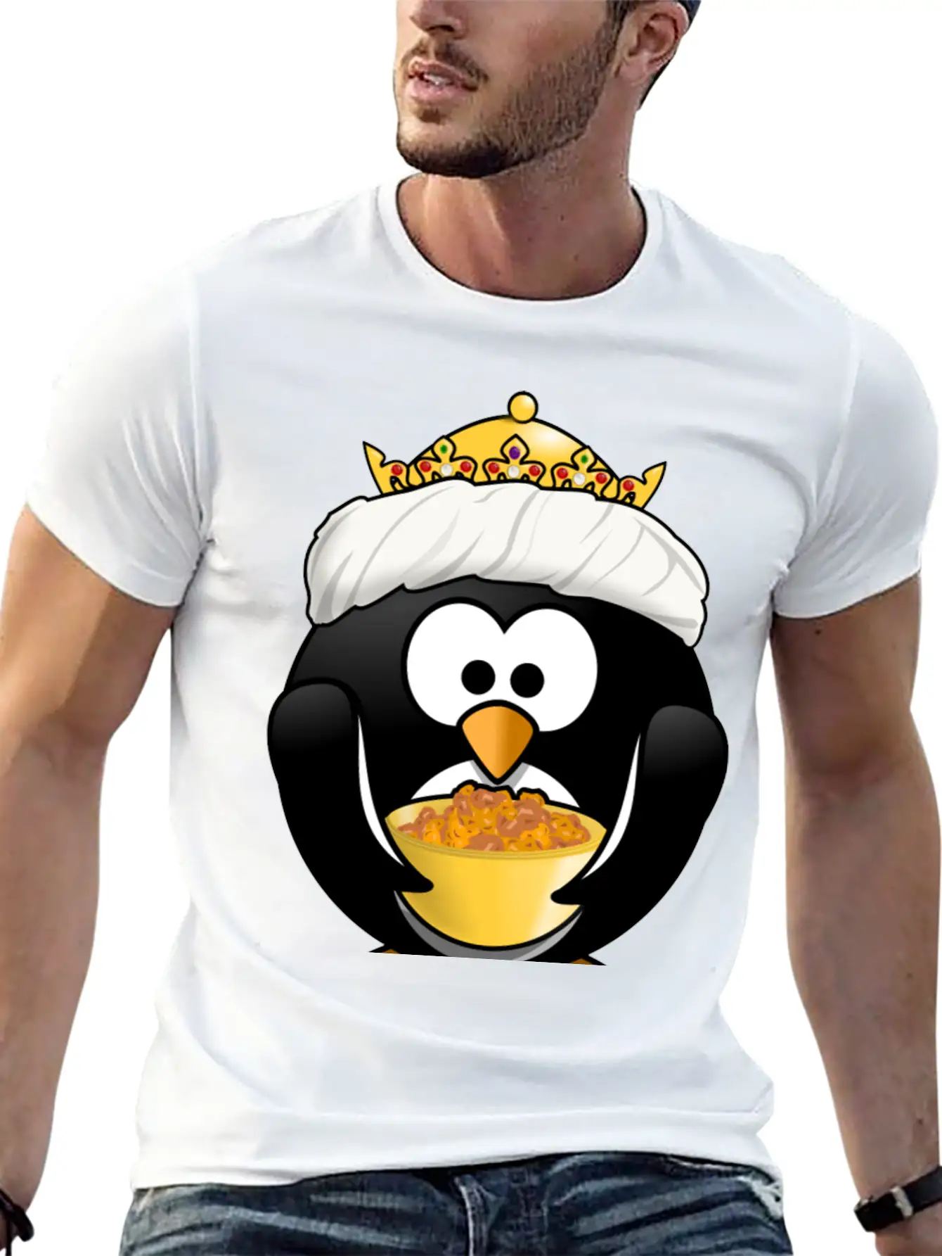 Krone Crown Koenig King Castle Schloss Tower Burg2 Basic Graphic T-Shirt – Daily Comfort In Soft Cotton