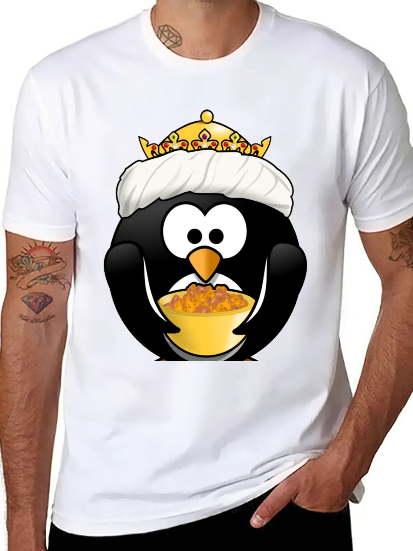 Krone Crown Koenig King Castle Schloss Tower Burg2 Basic Graphic T-Shirt – Daily Comfort In Soft Cotton
