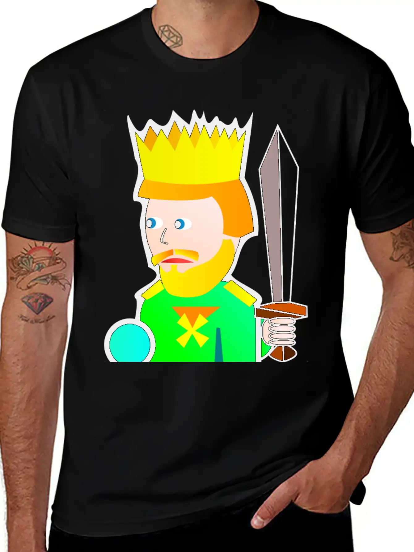 Krone Crown Koenig King Castle Schloss Tower Burg2 Essential Unisex Summer Tee – Soft Cotton Casual Fit