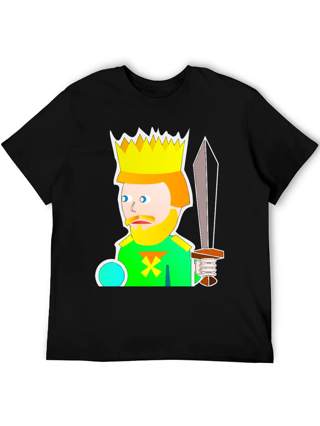 Krone Crown Koenig King Castle Schloss Tower Burg2 Essential Unisex Summer Tee – Soft Cotton Casual Fit
