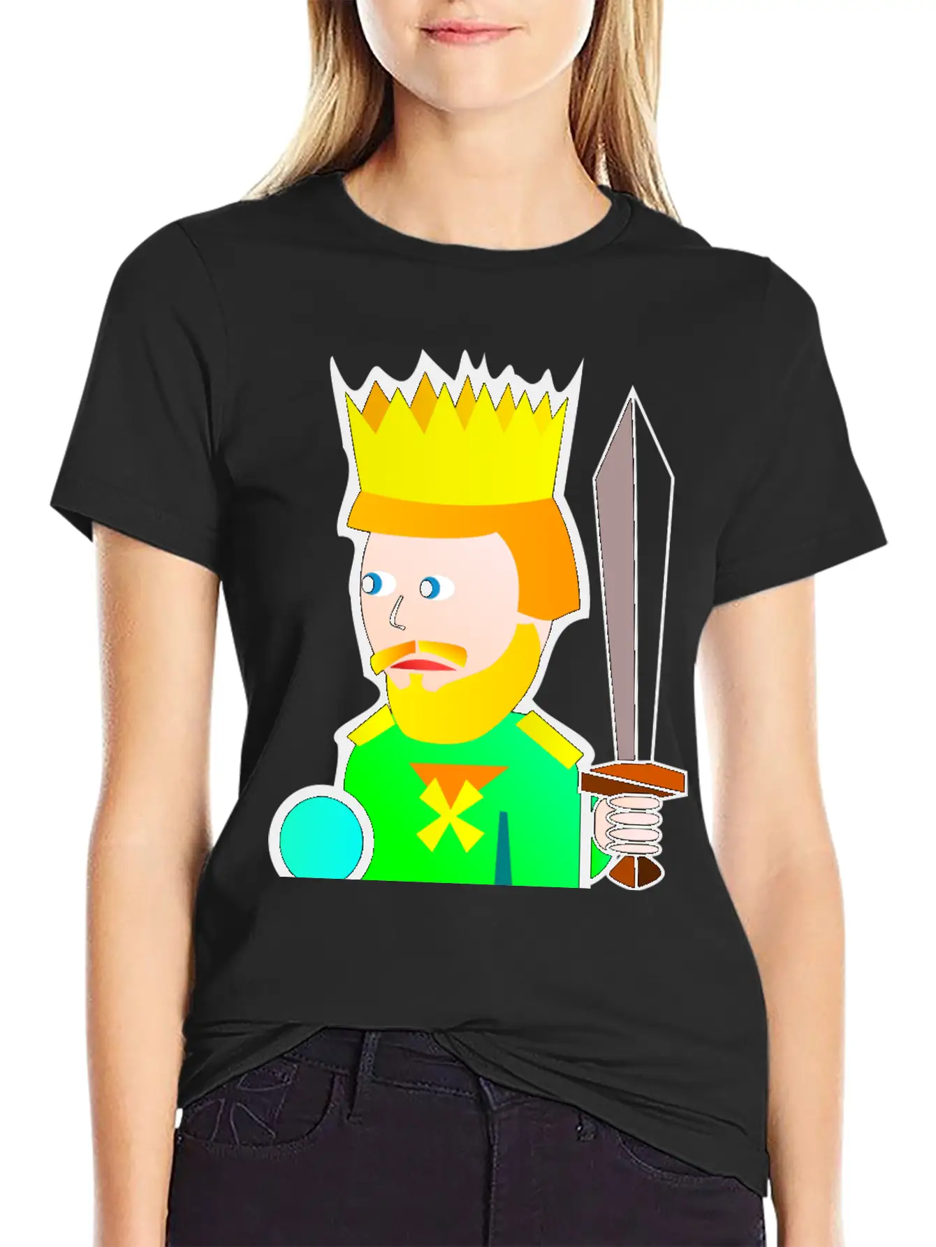 Krone Crown Koenig King Castle Schloss Tower Burg2 Essential Unisex Summer Tee – Soft Cotton Casual Fit