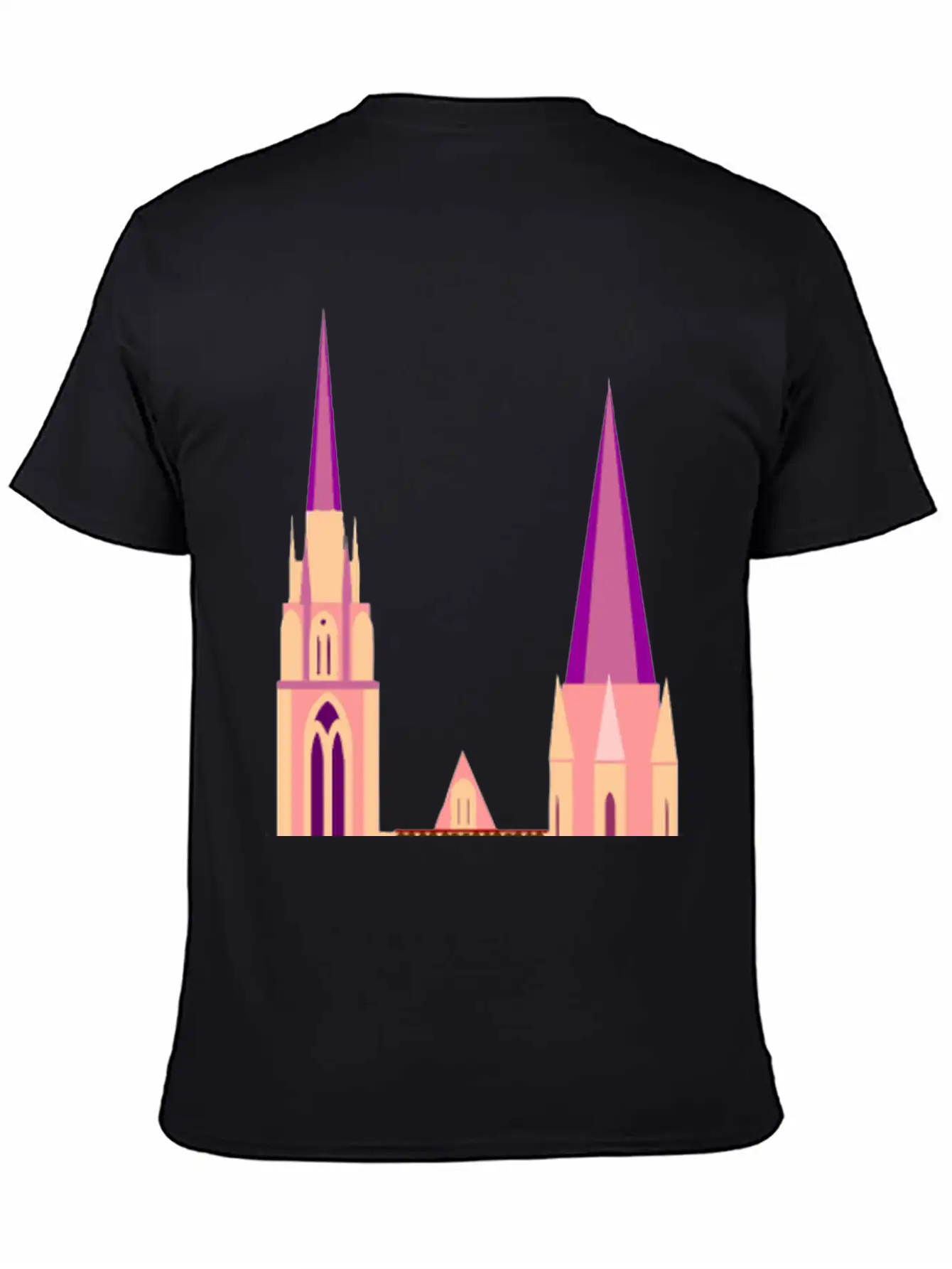 Krone Crown Koenig King Castle Schloss Tower Burg2 Unisex Short Sleeve Soft Cotton T-Shirt – Casual Everyday Wear