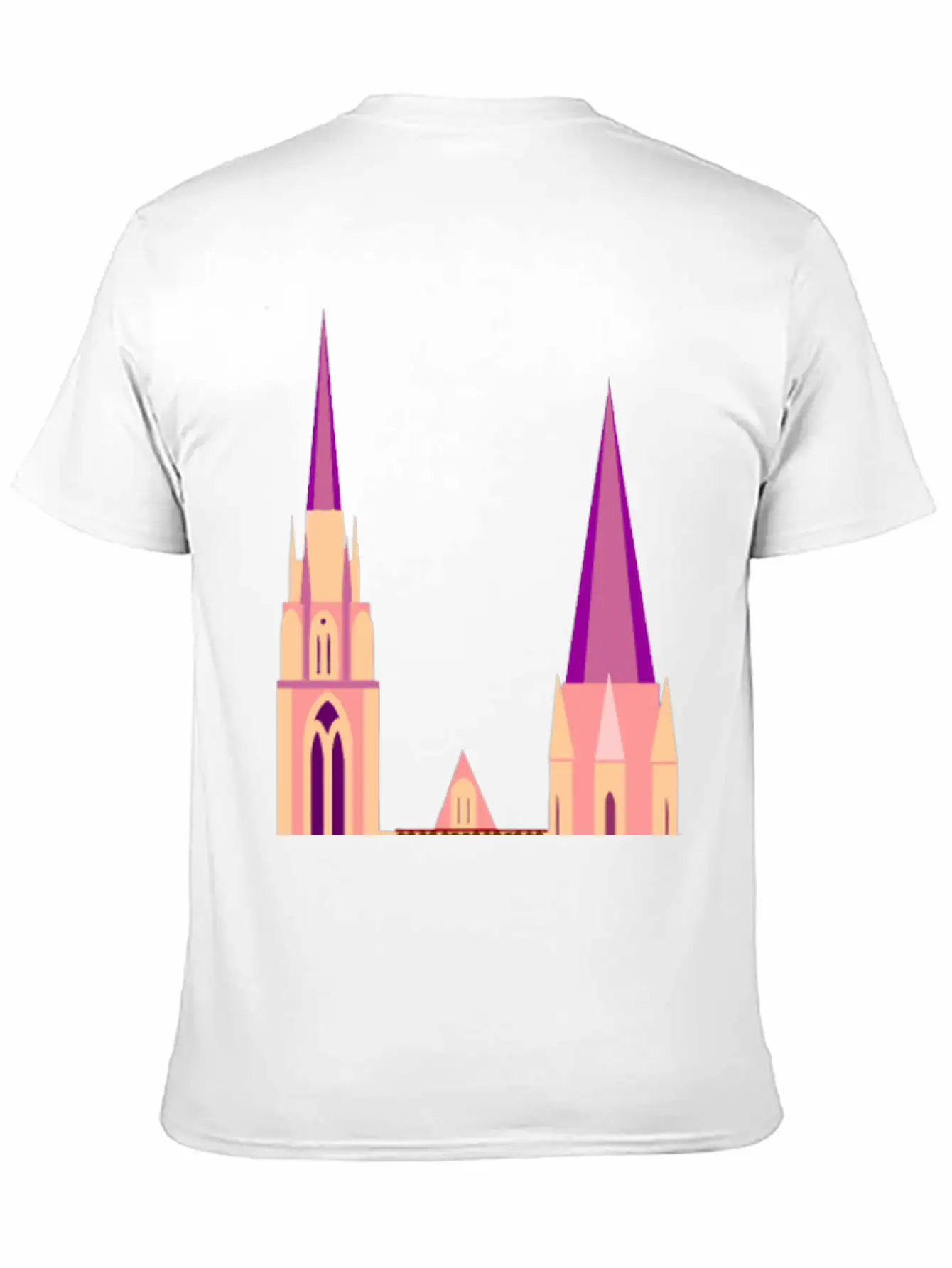 Krone Crown Koenig King Castle Schloss Tower Burg2 Unisex Short Sleeve Soft Cotton T-Shirt – Casual Everyday Wear