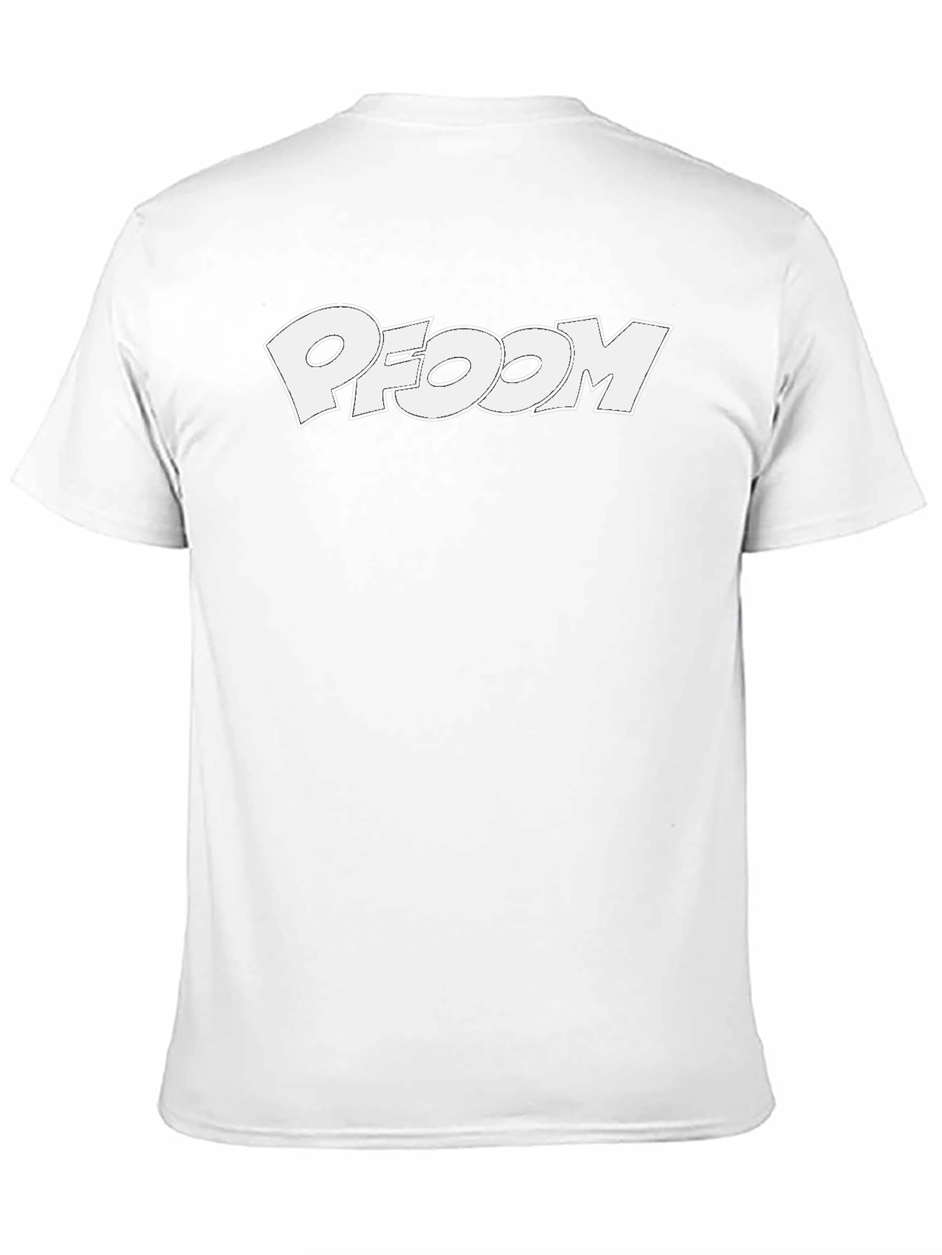 PFOOM Graphic Tee - Black Cotton Blend