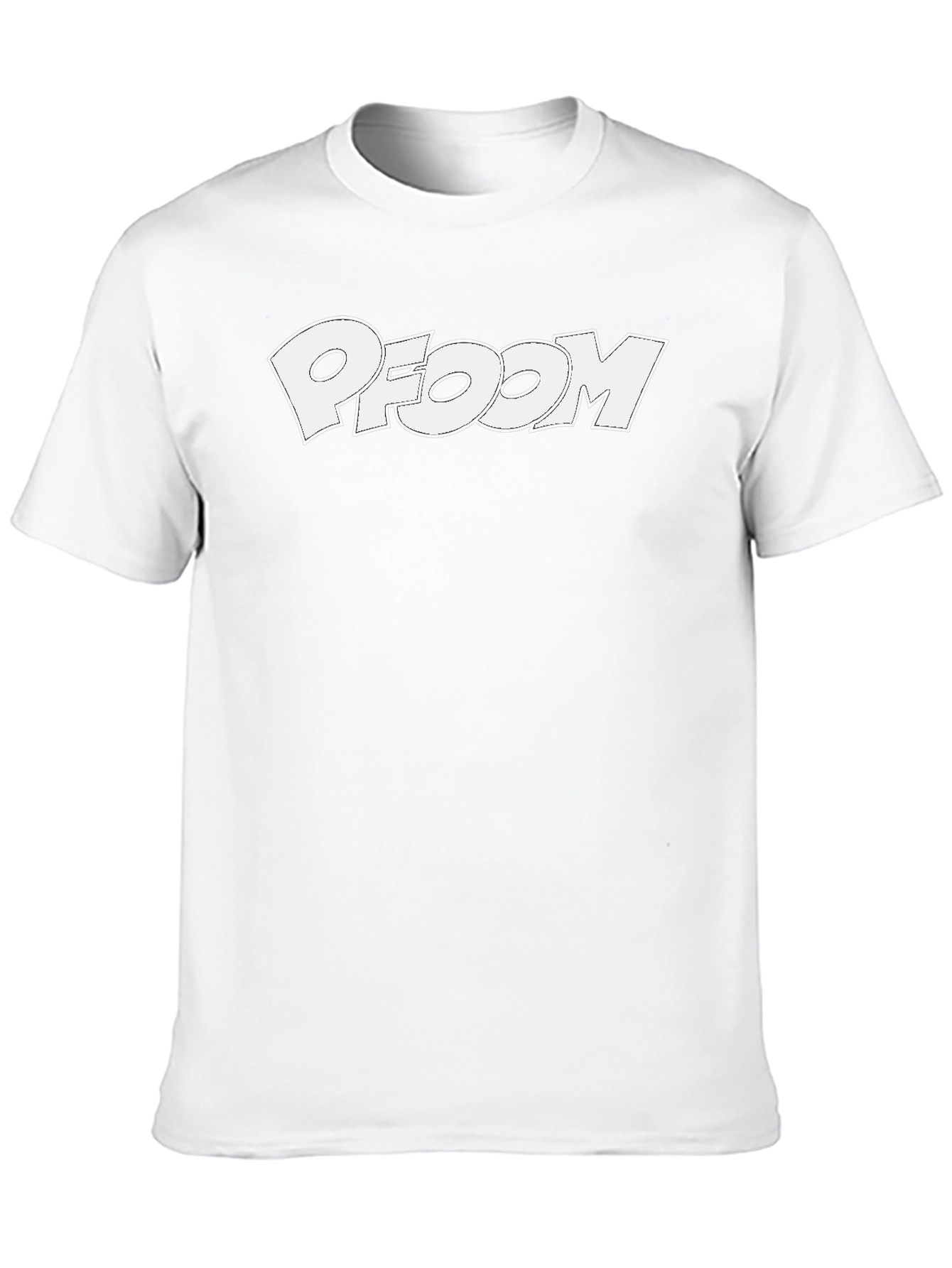 PFOOM Graphic Tee - Black Cotton Blend