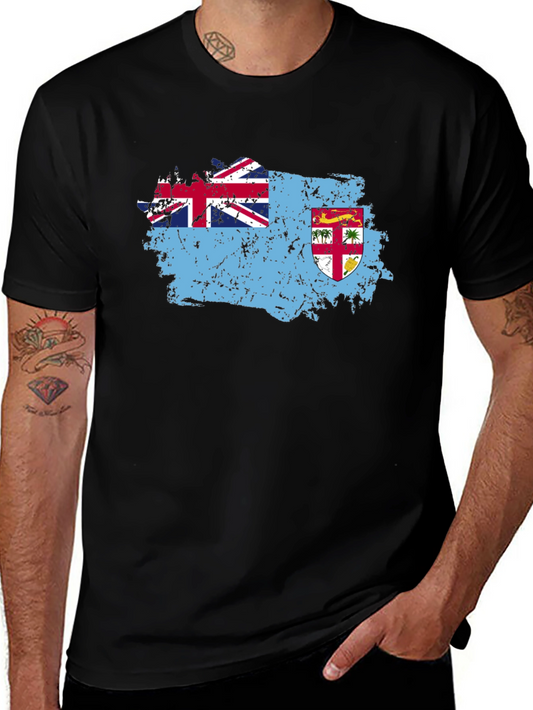 Fiji Flag Graphic T-Shirt
