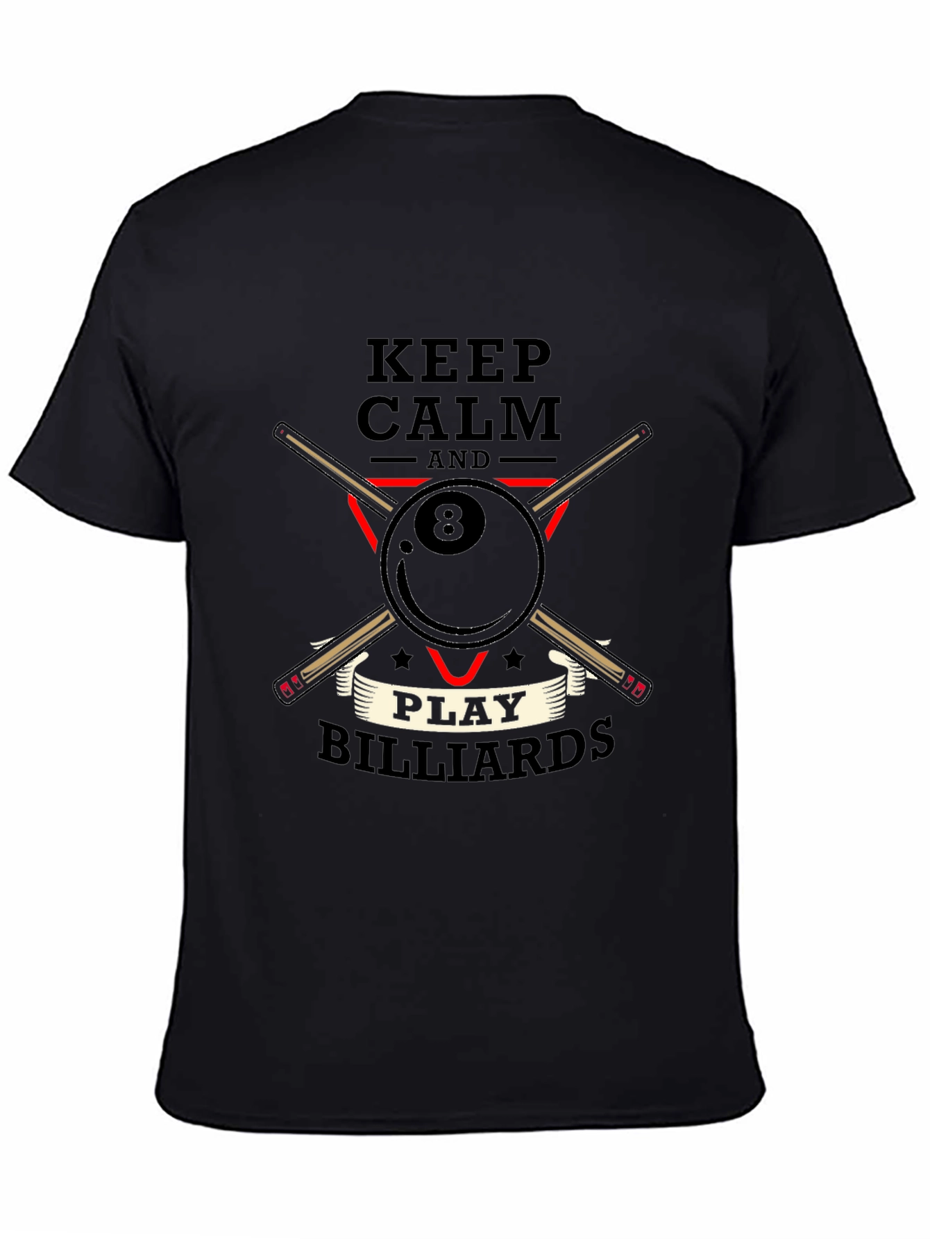 Keep Calm and Play Billiards T-Shirt