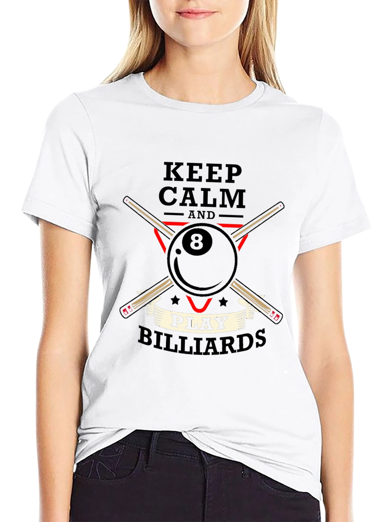 Keep Calm and Play Billiards T-Shirt
