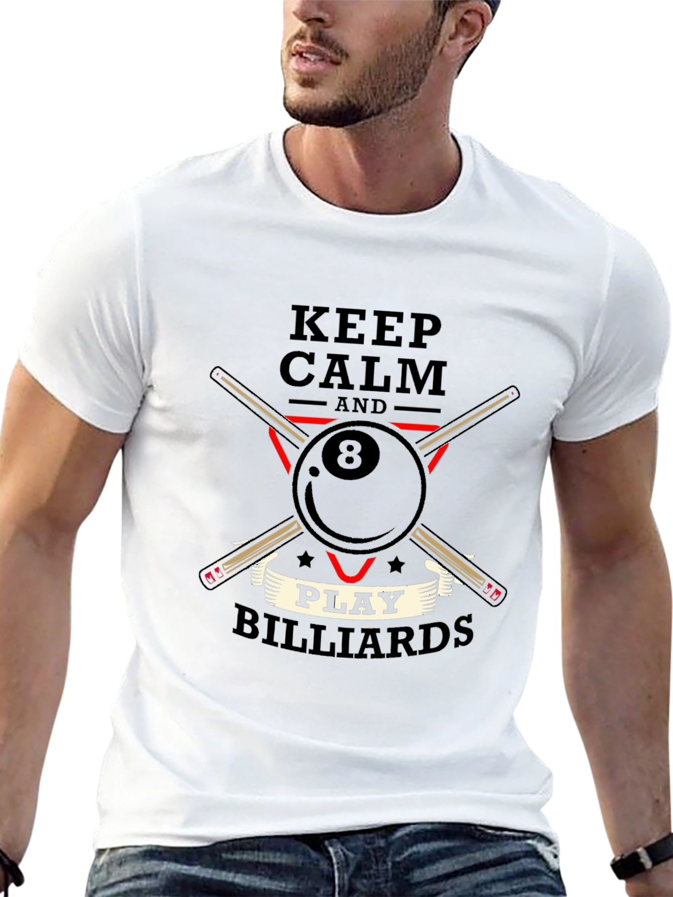 Keep Calm and Play Billiards T-Shirt