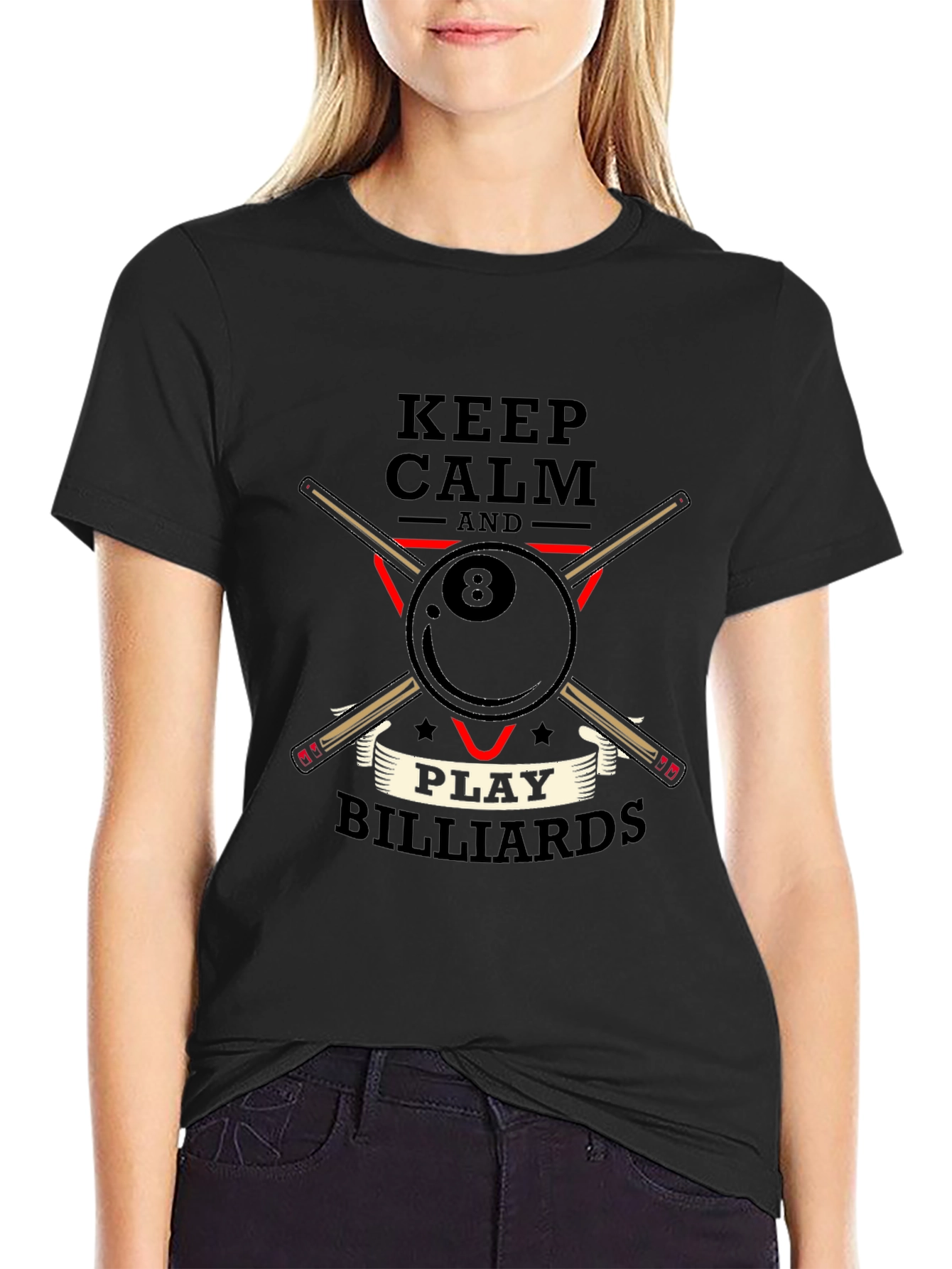 Keep Calm and Play Billiards T-Shirt