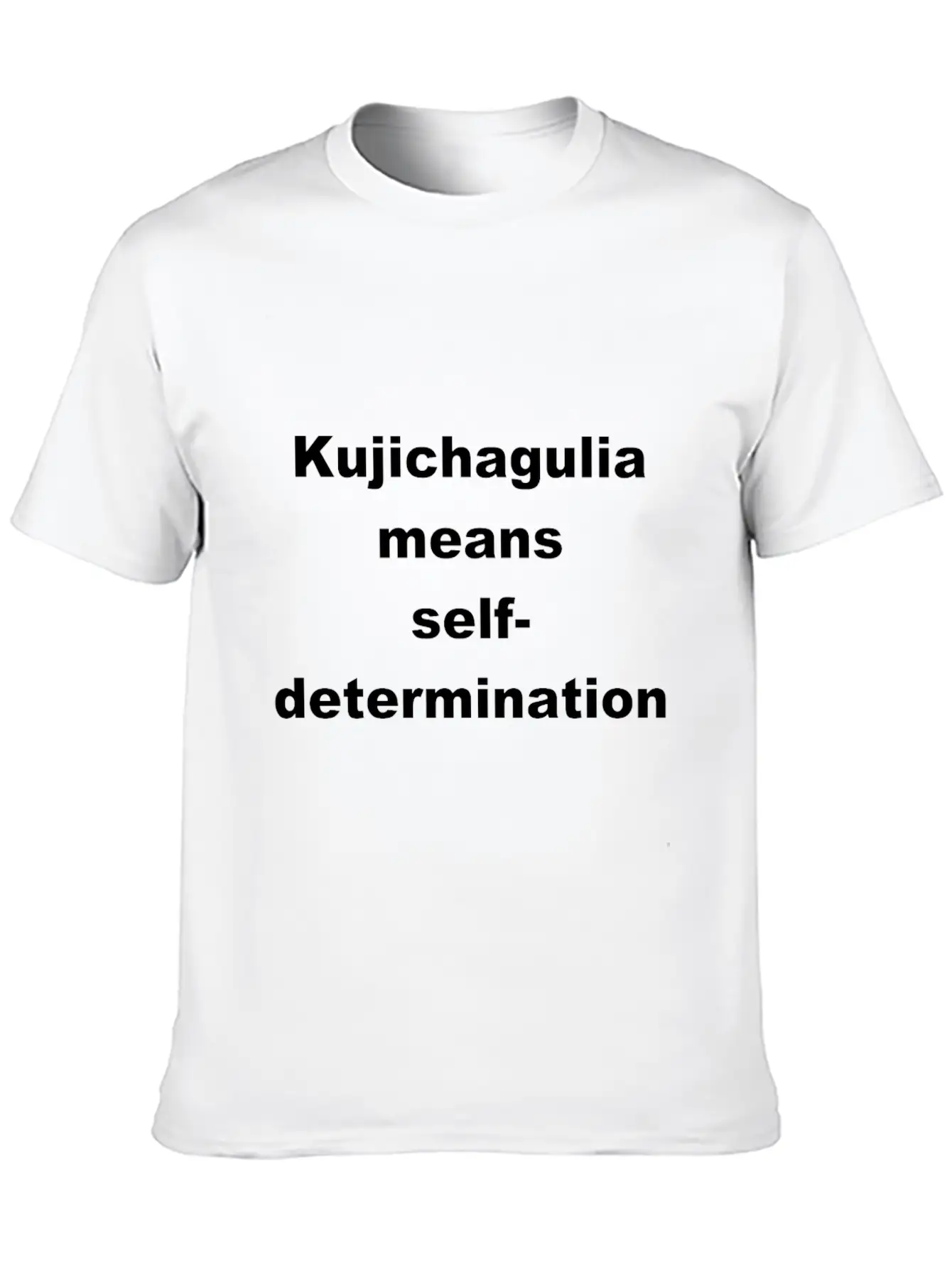 Kujichaguila Means Determination Gift Shirt Basic Graphic T-Shirt – Daily Comfort In Soft Cotton
